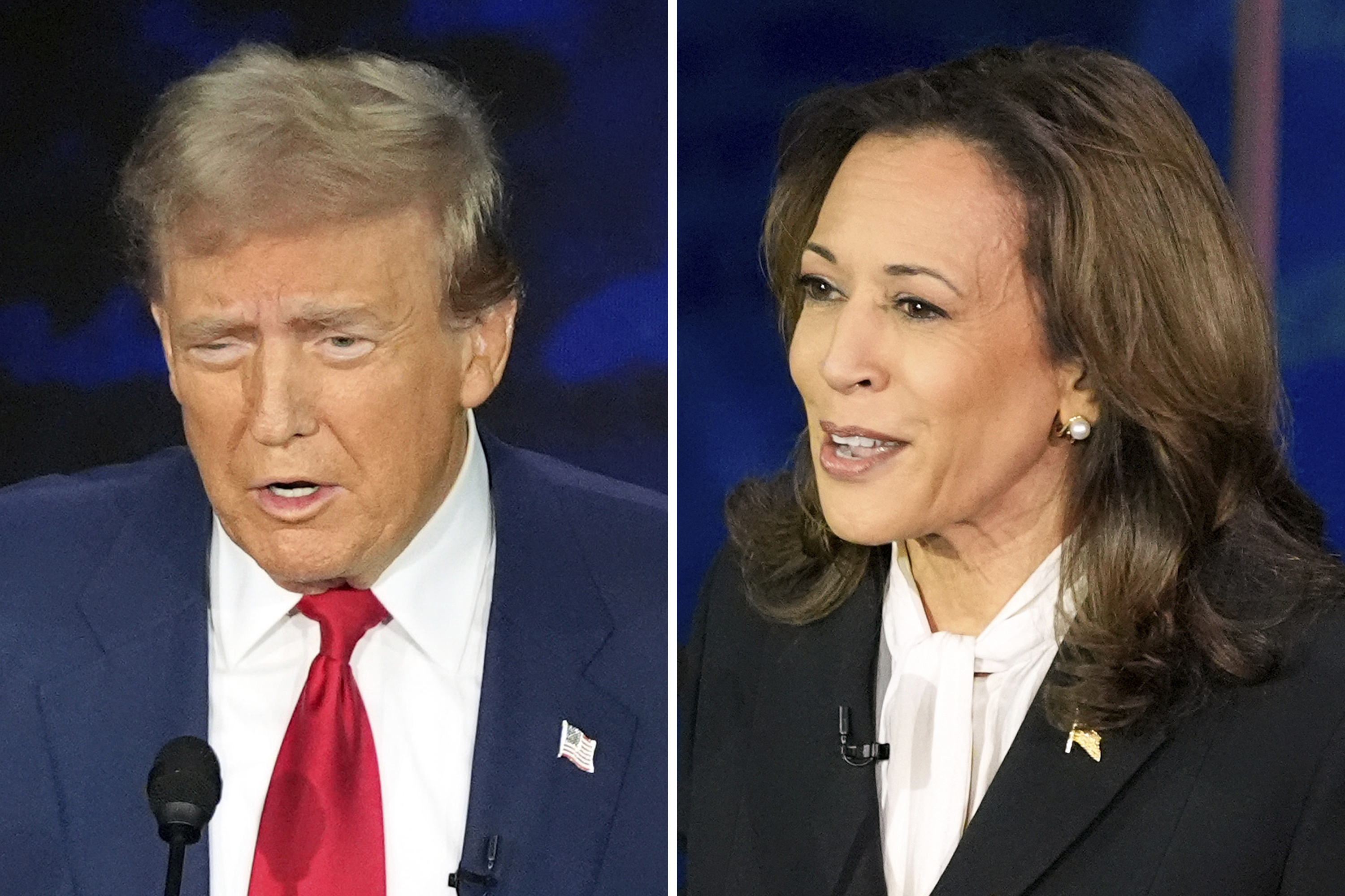 Kamala Harris Leading Donald Trump in Four Battleground States: Poll ...