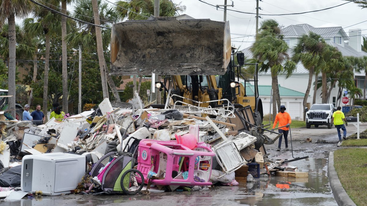 In Photos: Florida, Still Reeling From Helene, Braces for Hurricane ...