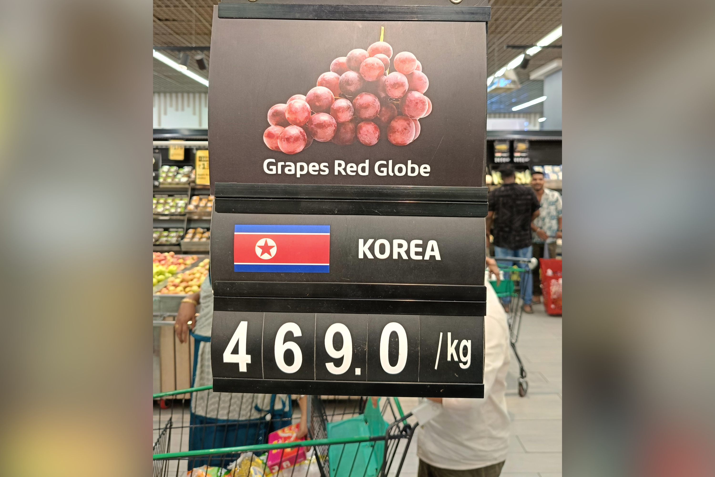 Surprised Shopper Finds Food Sold Under North Korean Flag in Grocery Store