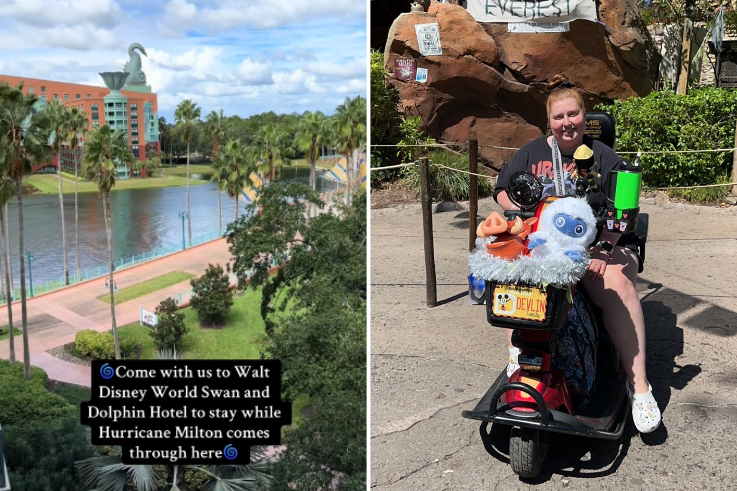 Why families are flocking to Disney World as Hurricane Milton approaches