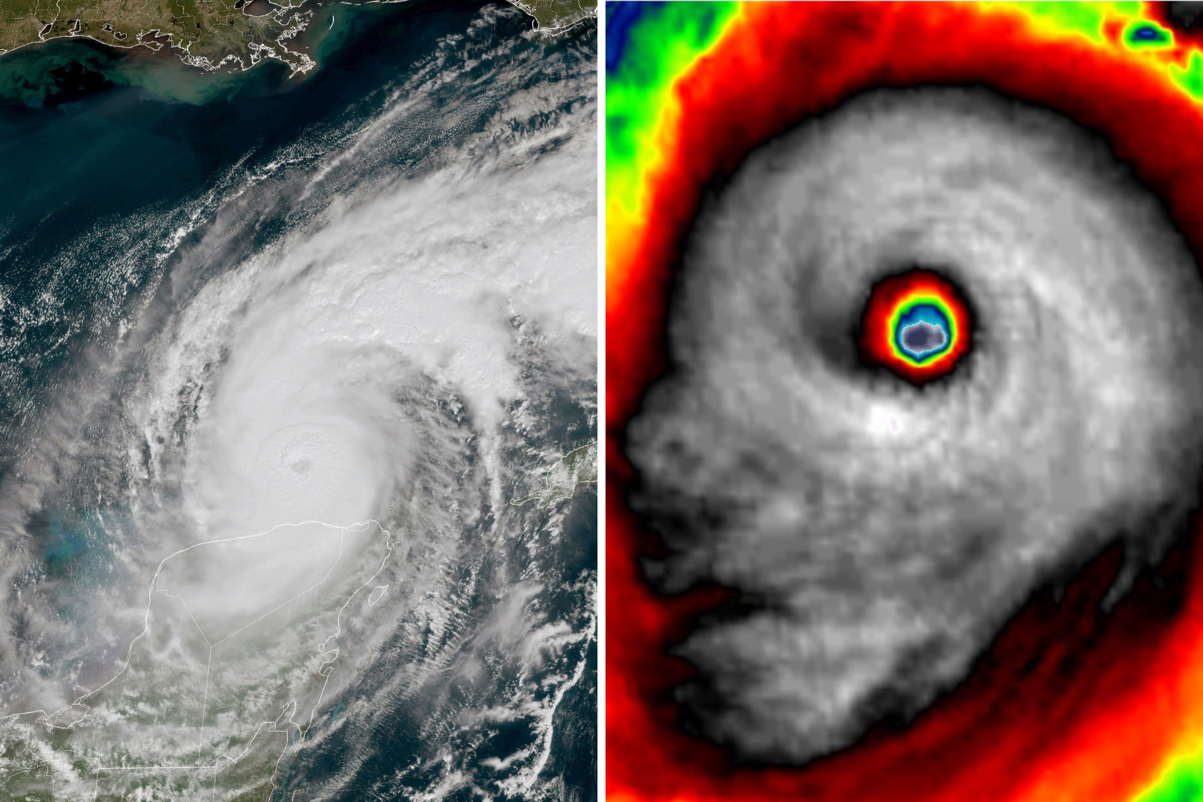 Hurricane Milton Satellite Image Shows 'Creepy' Skull Shape - Newsweek