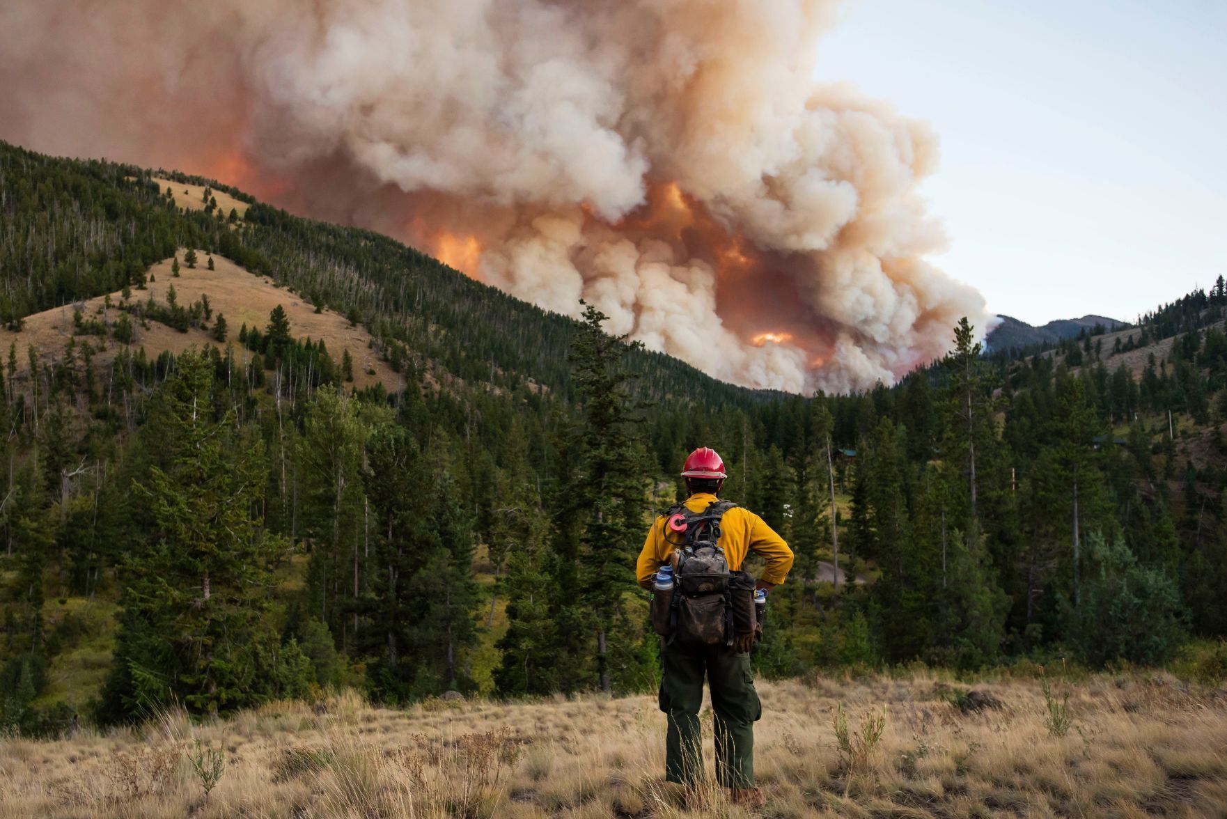 Massive wildfire in Wyoming spreads to over 75,000 acres