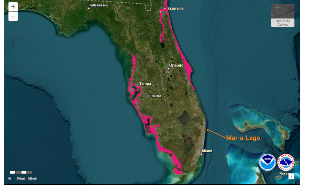 Maps Show Hurricane Milton's Expected Impact on Trump's Mar-a-Lago ...