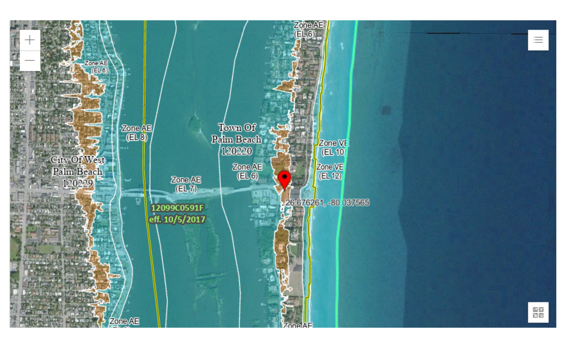 Mapa Del Lago Florida Mar Lago 