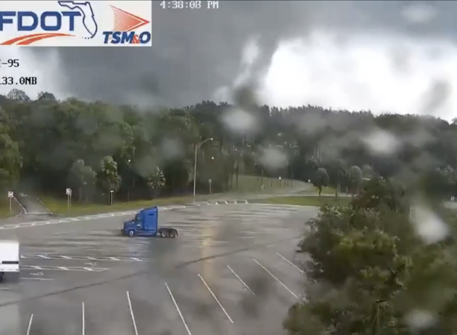 Traffic Camera Catches 'Massive Tornado' Rip Through Florida Amid