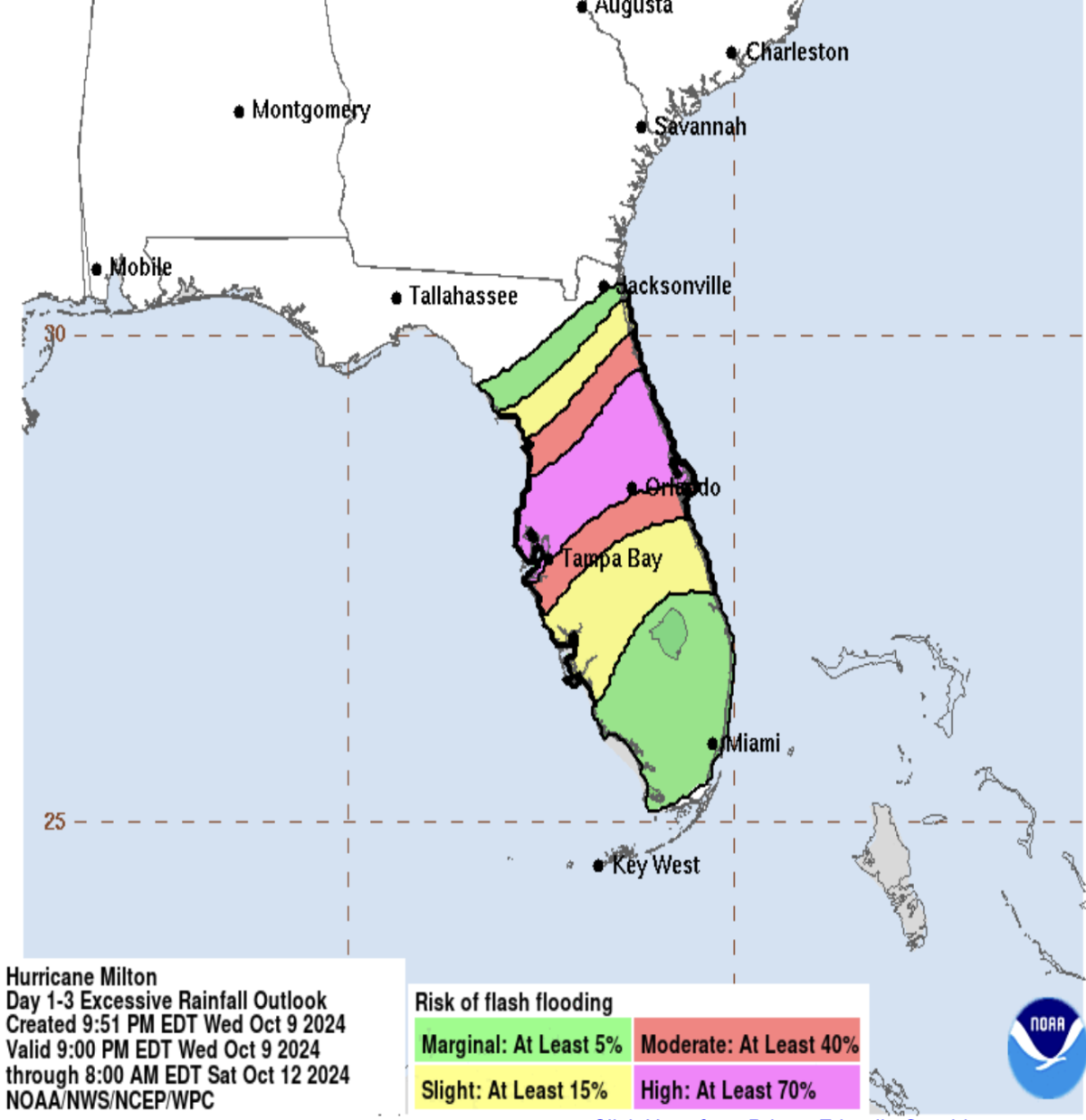 Hurricane Milton flash flooding