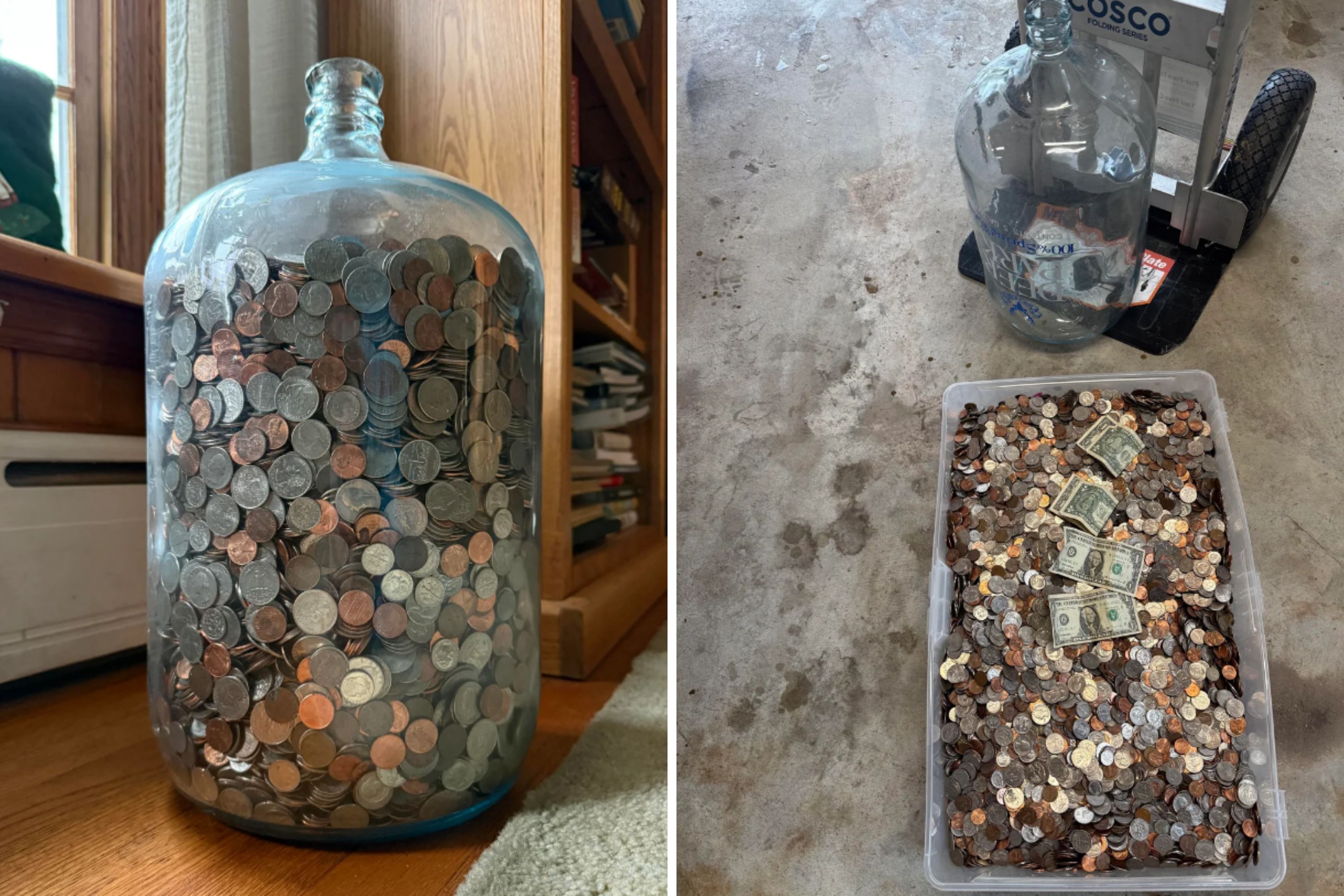 Granddad Empties Piggy Bank After 70 Years—Takes Family Days To Count ...