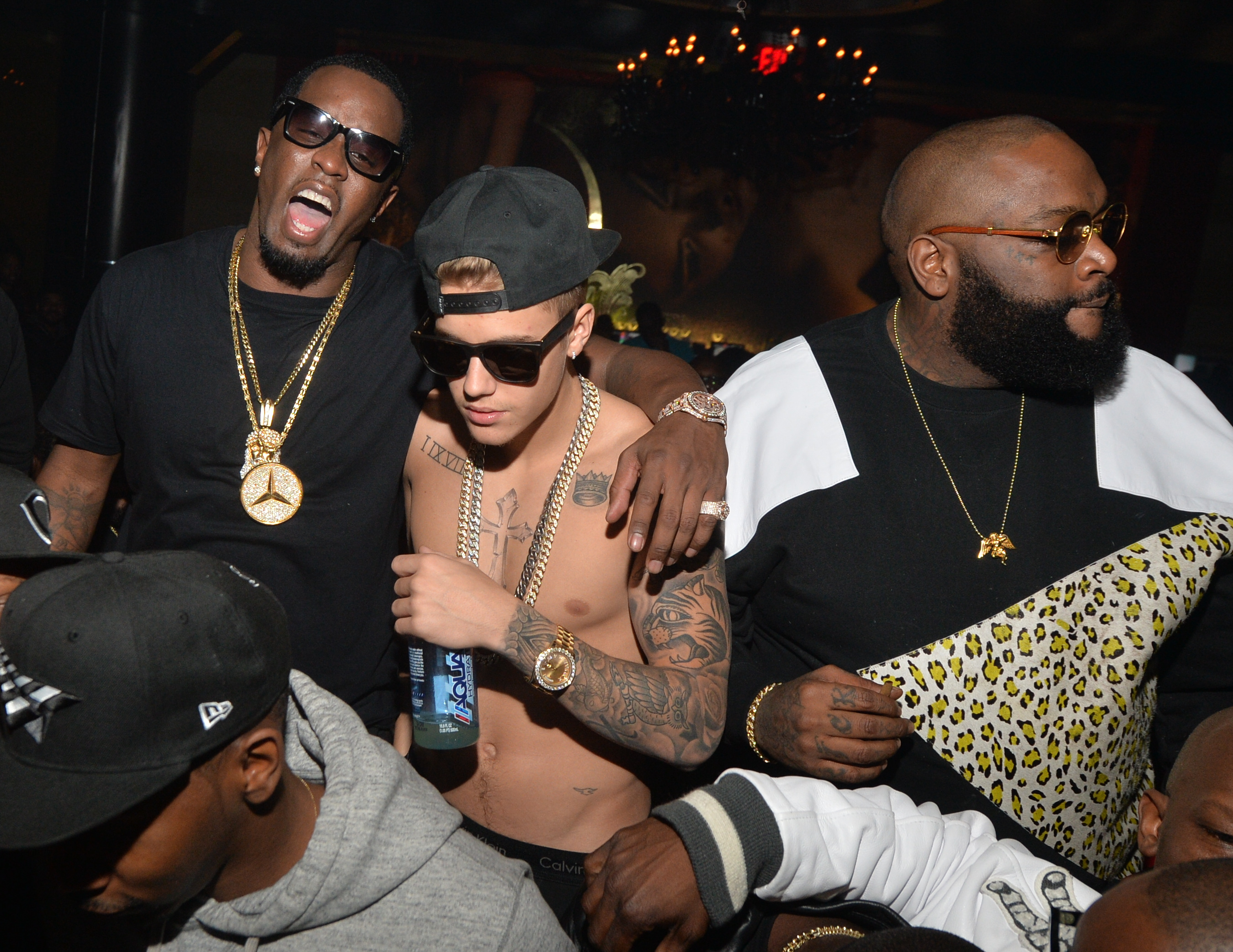 Justin Bieber, Then 19, Poses Shirtless at 2014 Diddy Vodka Party - Newsweek