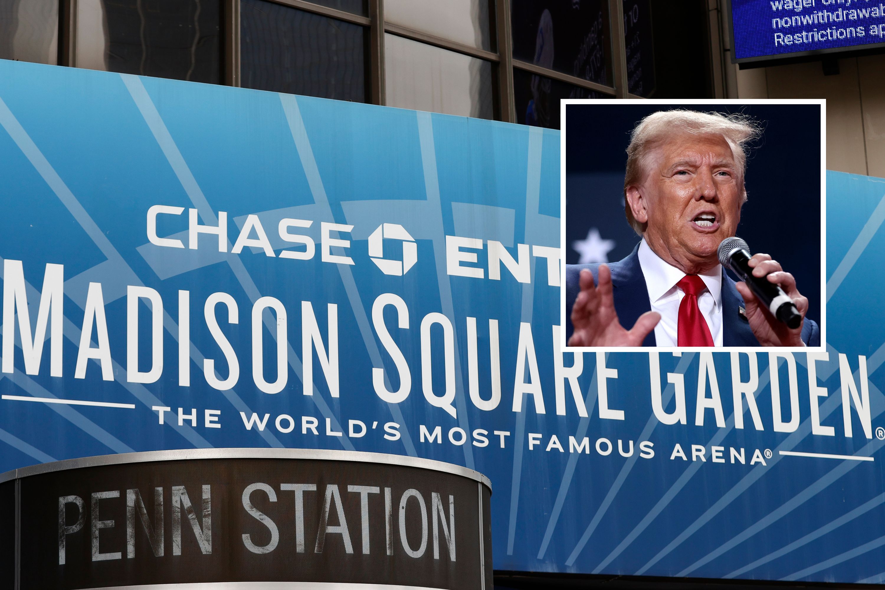 Donald Trump has chances to win New York as he books Madison Square Garden