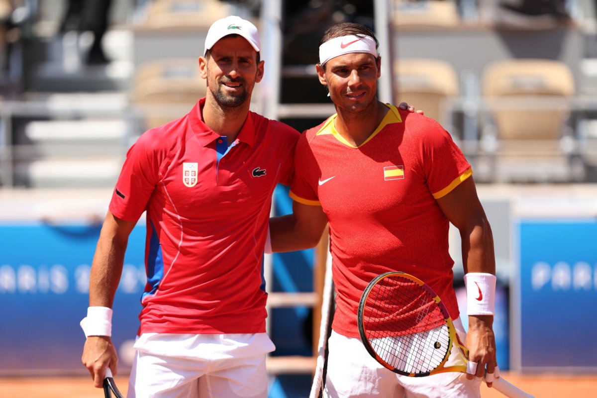 Novak Djokovic Rafael Nadal Olympic Games 2024