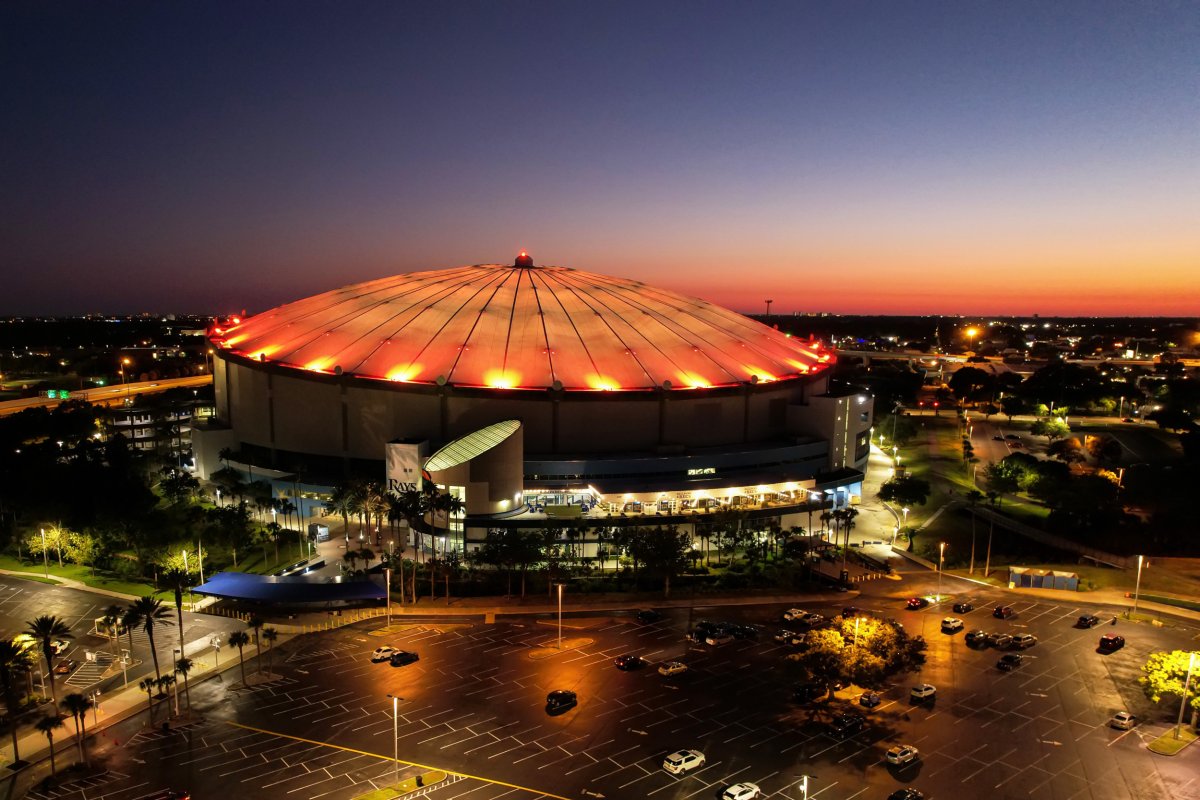 Tropicana Field Roof Tampa Bay Rays Milton