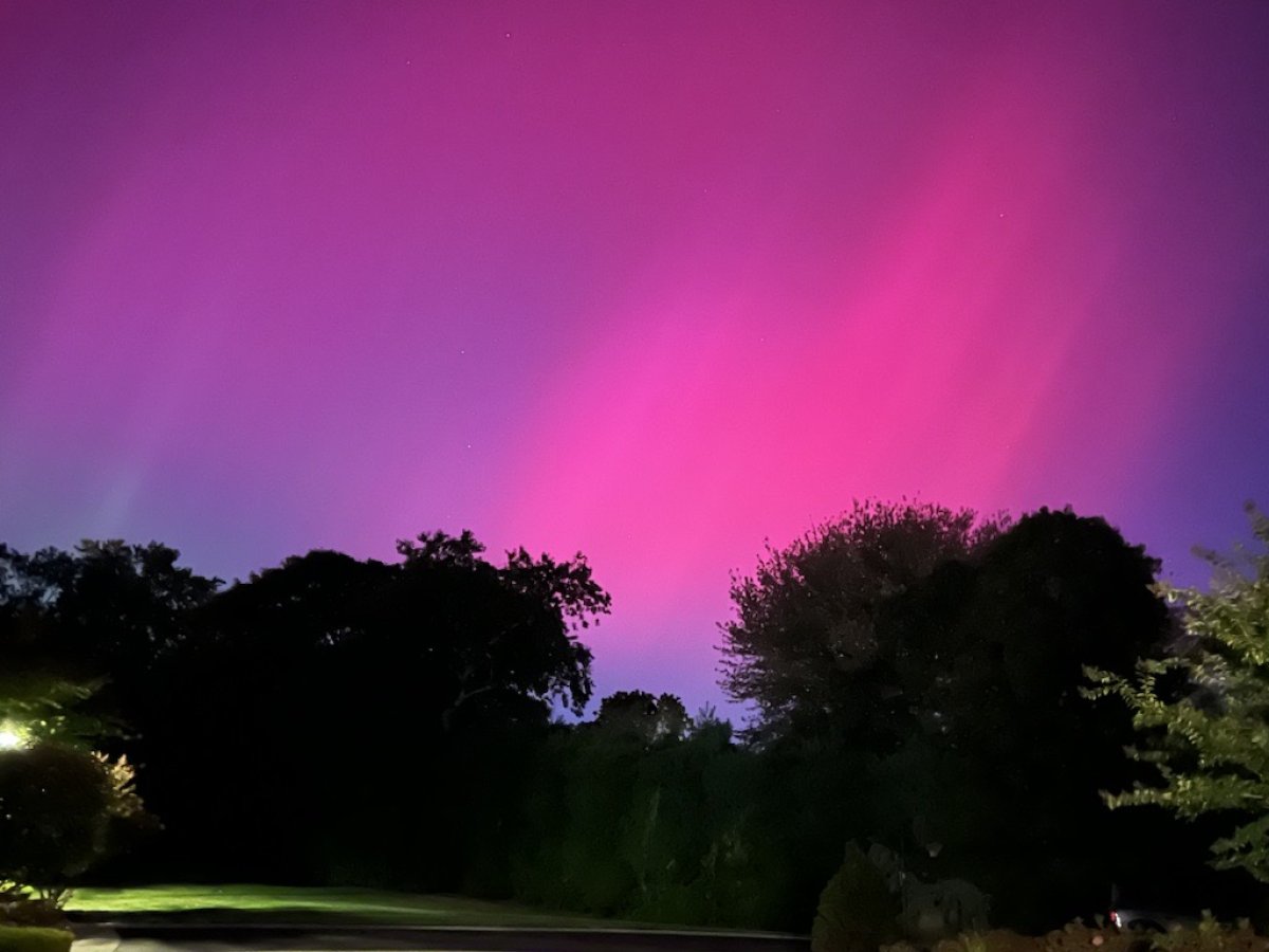 Aurora boreal en Nueva York