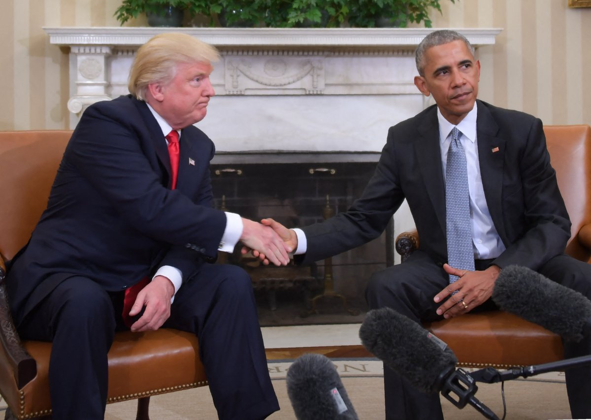 Trump and Obama