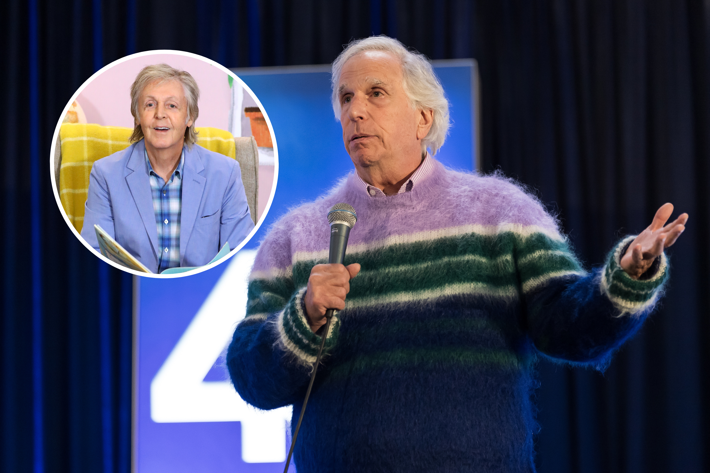 Henry Winkler tells how he met Paul McCartney on the street