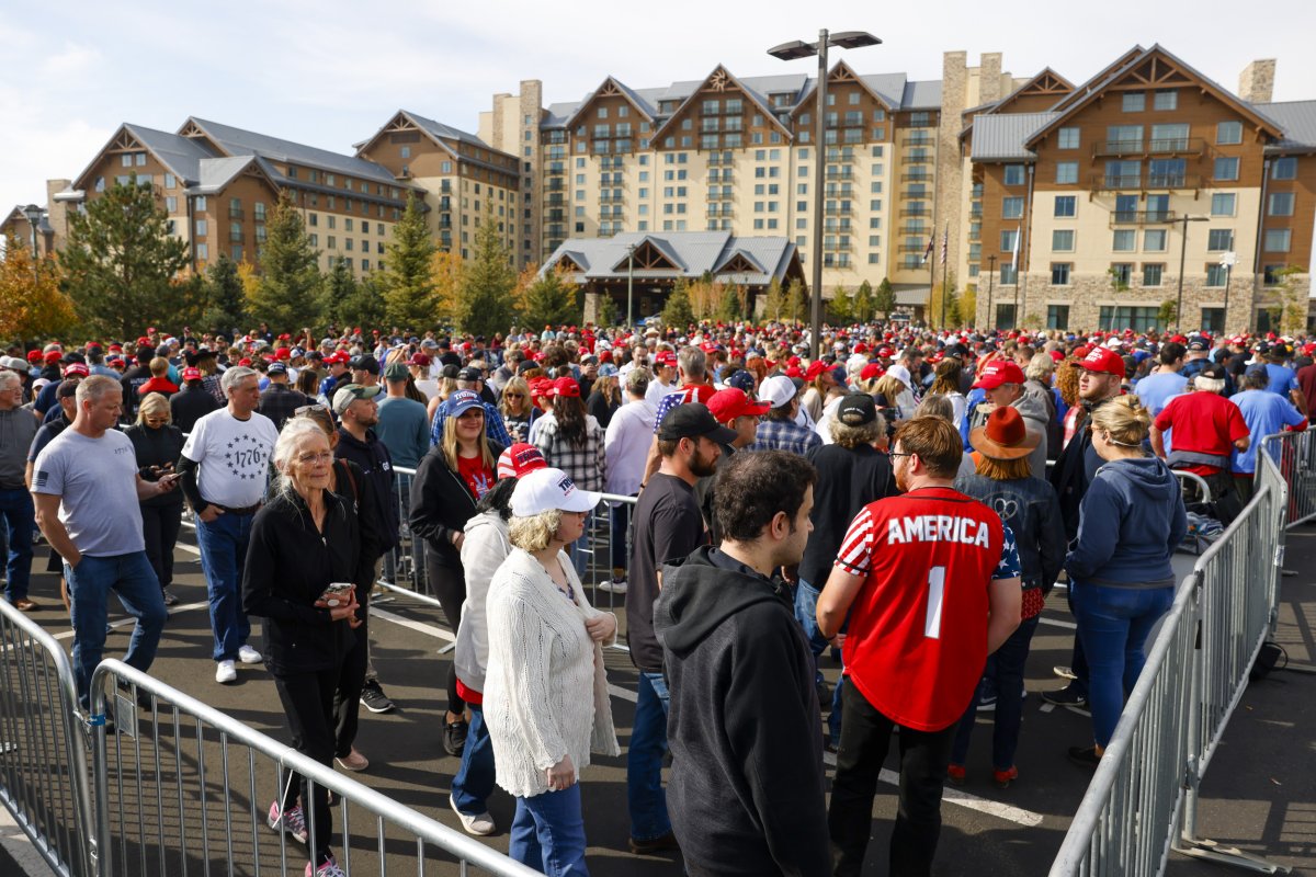 Manifestación de Trump en Aurora Colorado