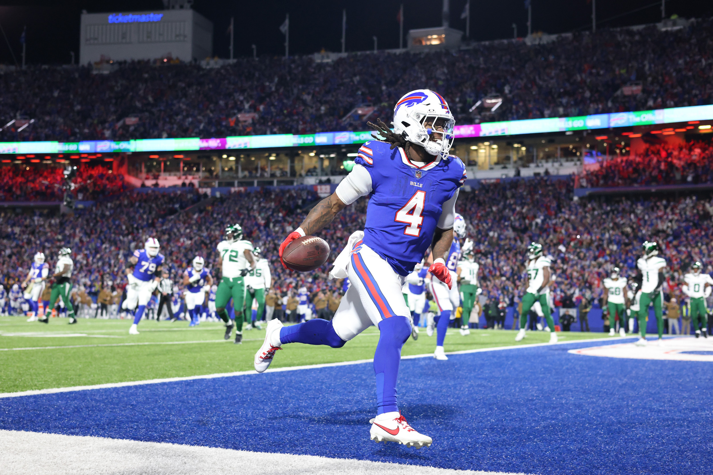 Bills Get Massive Injury Update on Star RB James Cook Ahead of MNF ...