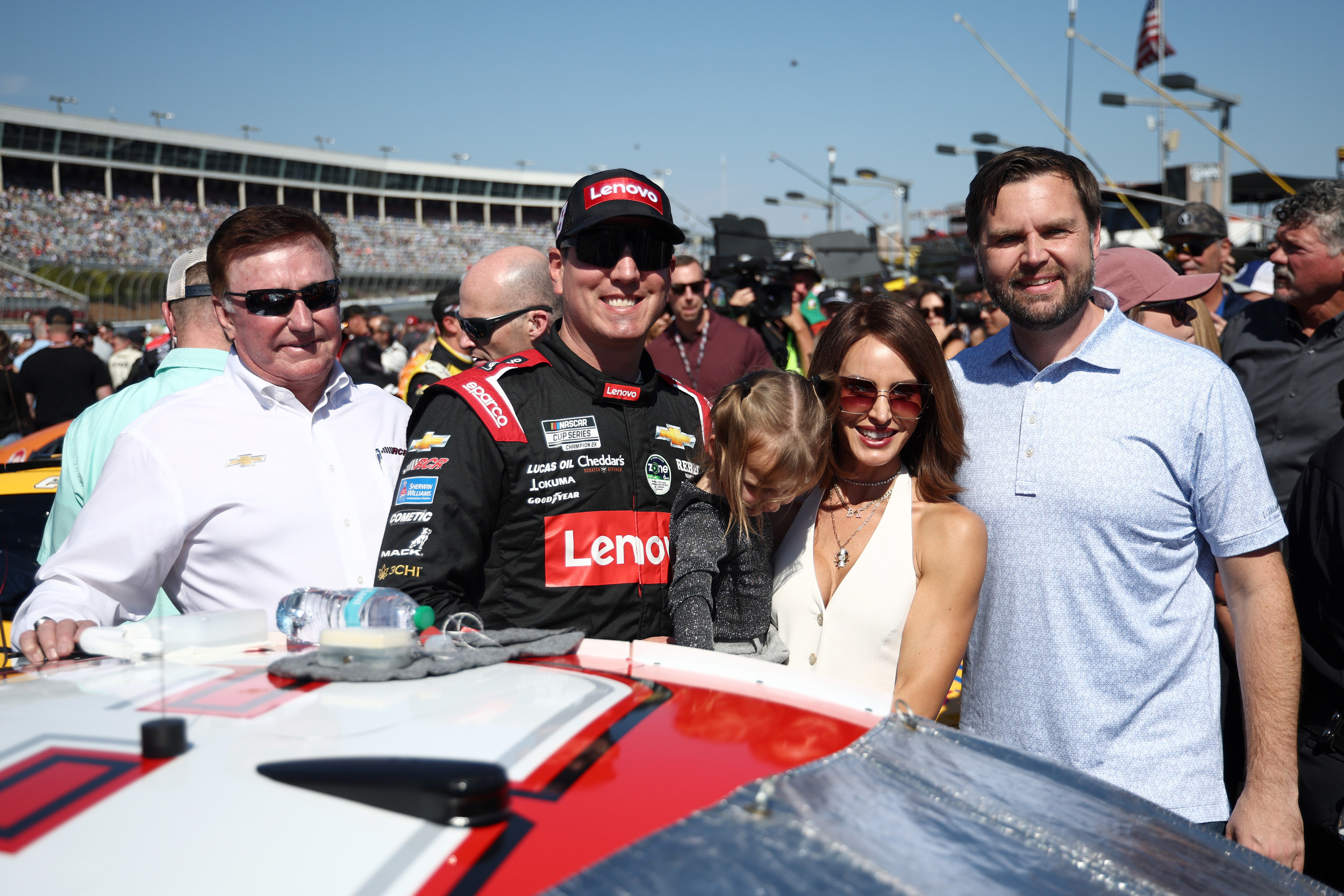 JD Vance Steps into the Spotlight at Charlotte Motor Speedway for NASCAR Event