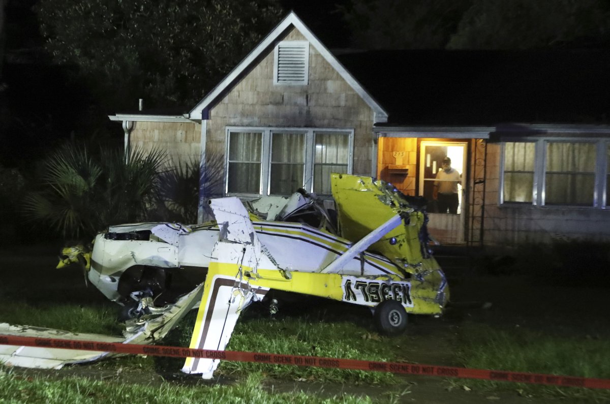 Crashed plane in Savannah, Georgia 2024