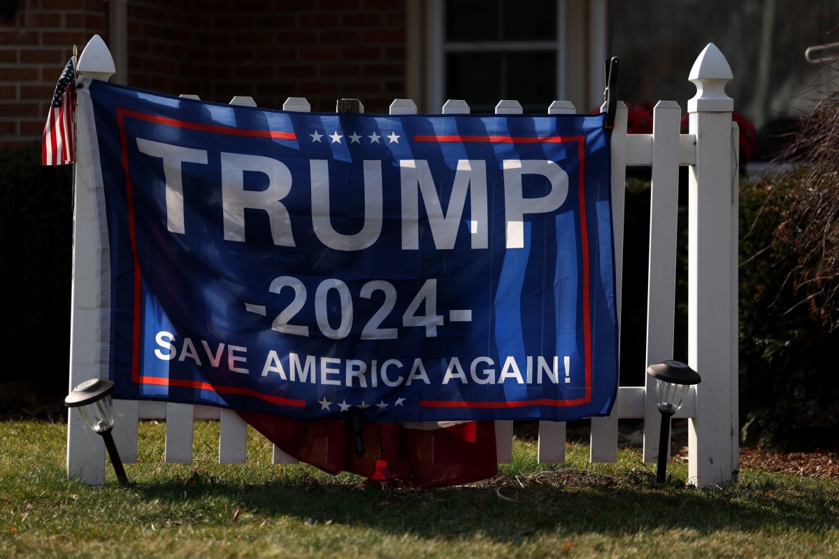 Donald Trump campaign sign