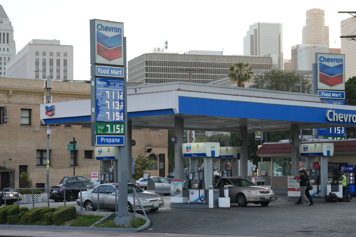 Gasolinera Chevron, Los Ángeles