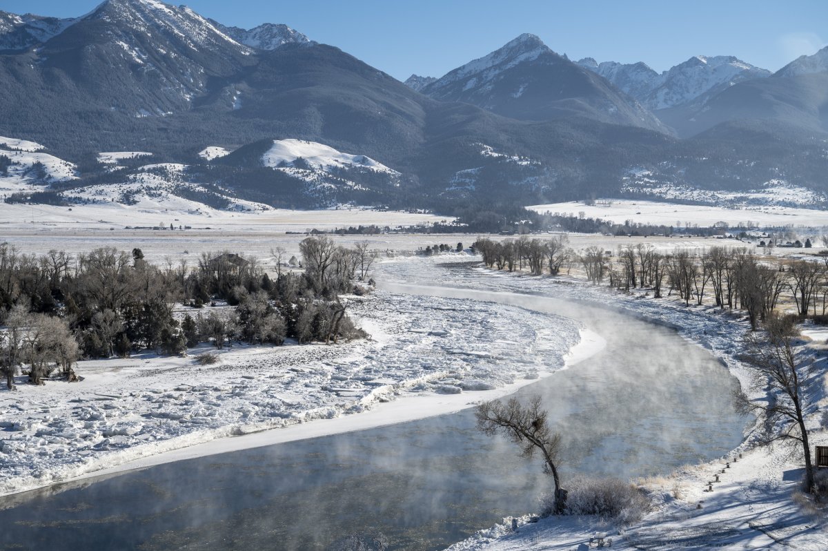 Travel impossible Montana Winter Storm Snow