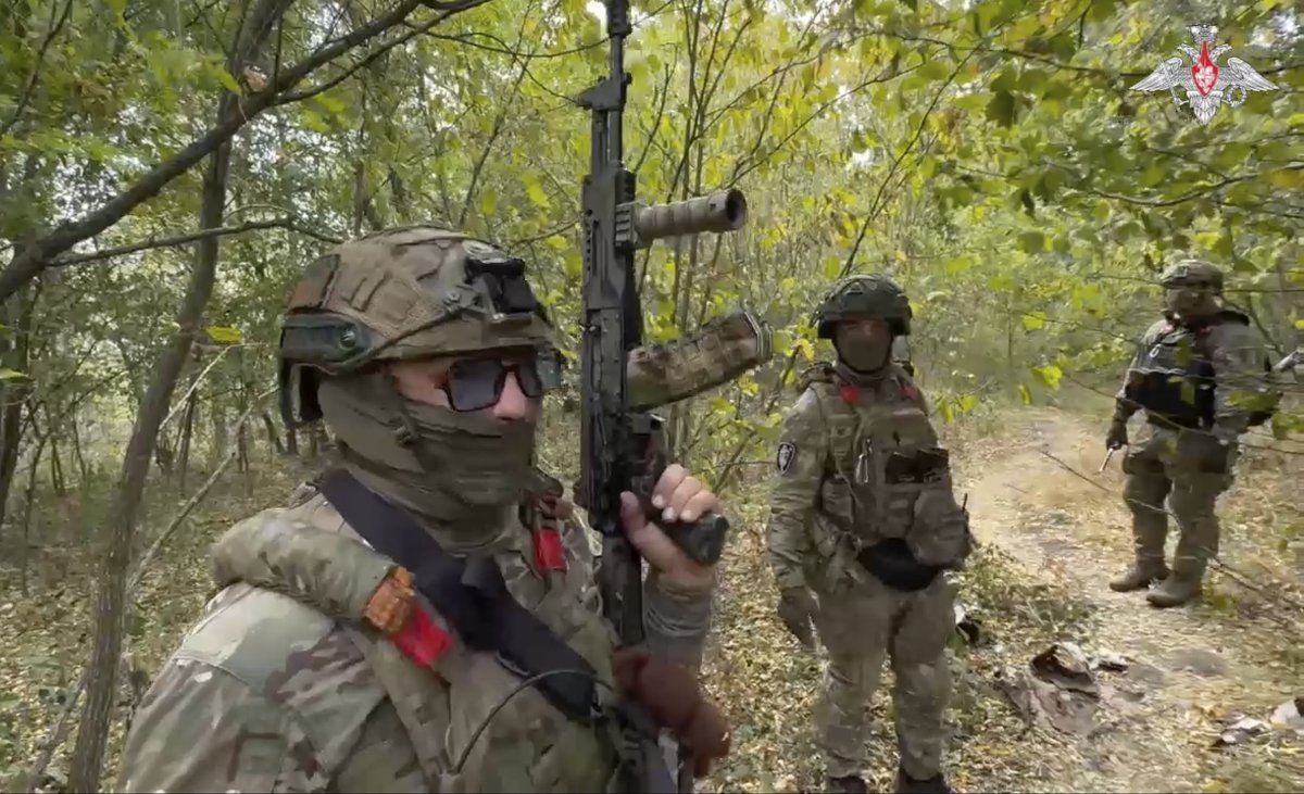 Russian troops in Kursk