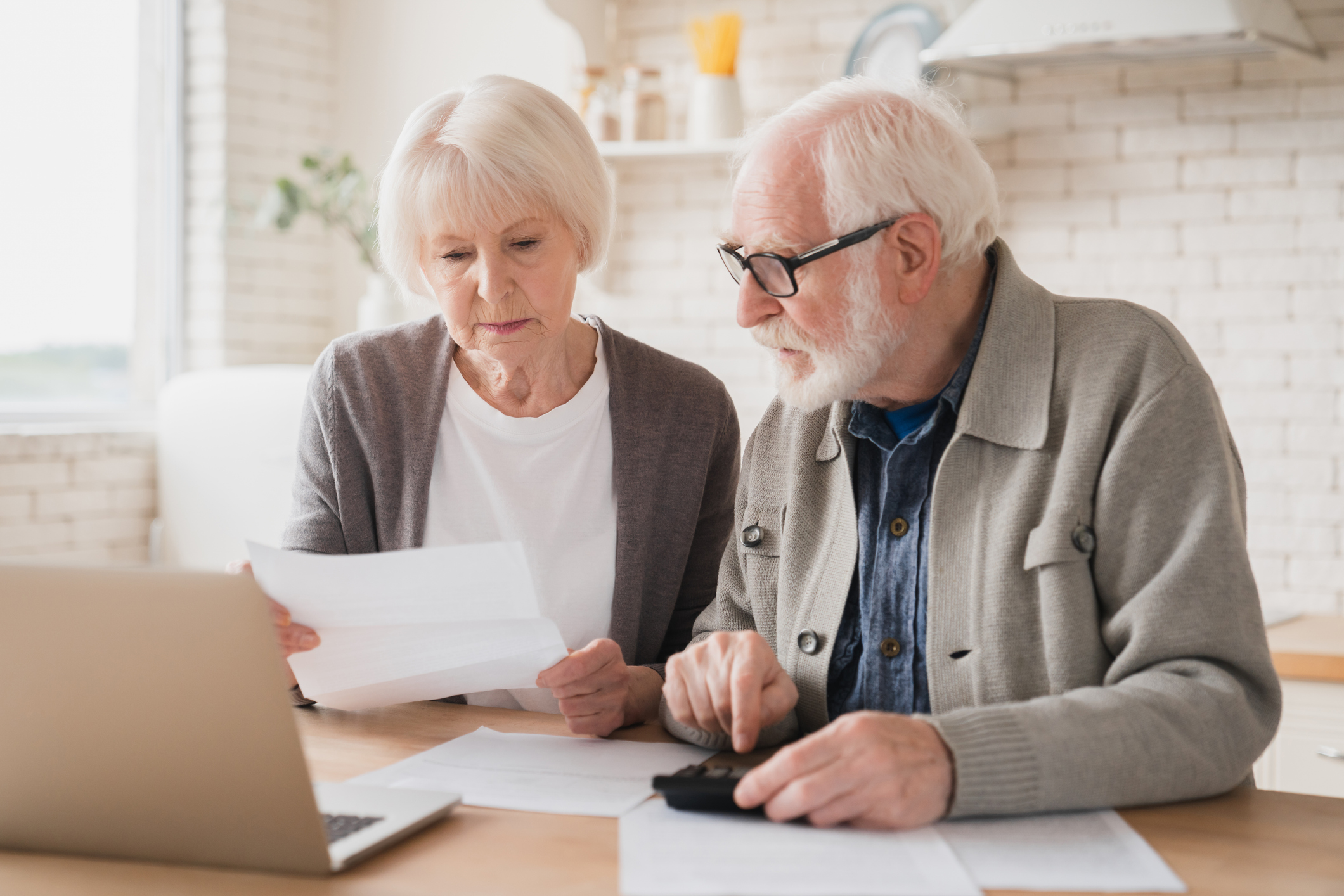 Retired couple