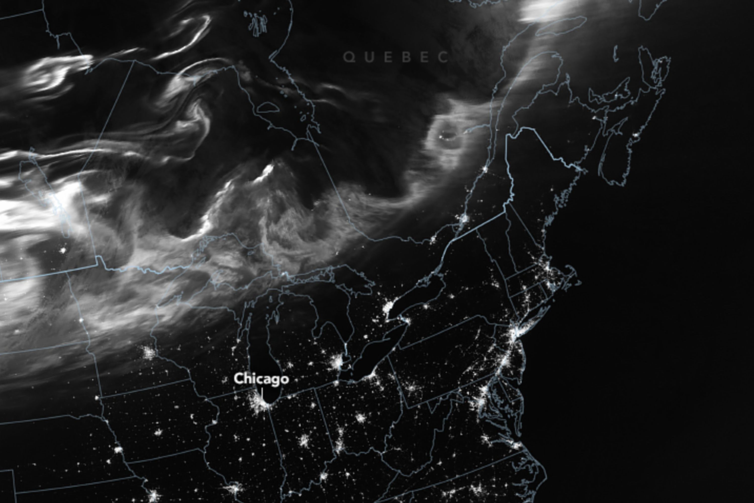 Stunning Satellite Images Showcase Aurora Across the US: A Spectacular Sight!