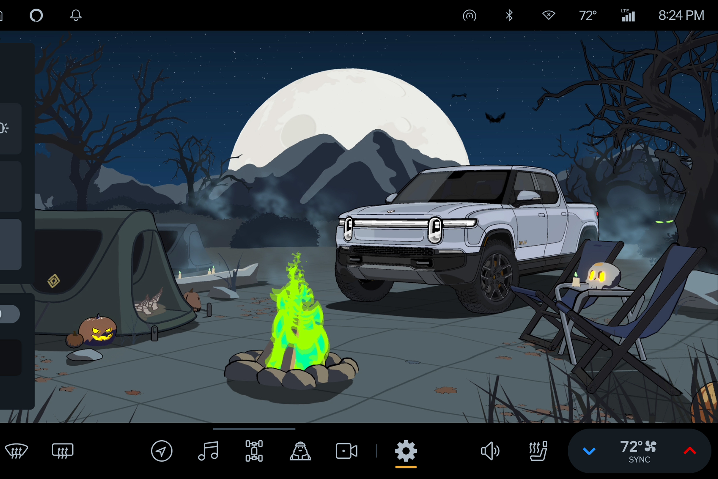 Rivian Unveils Halloween Software Update