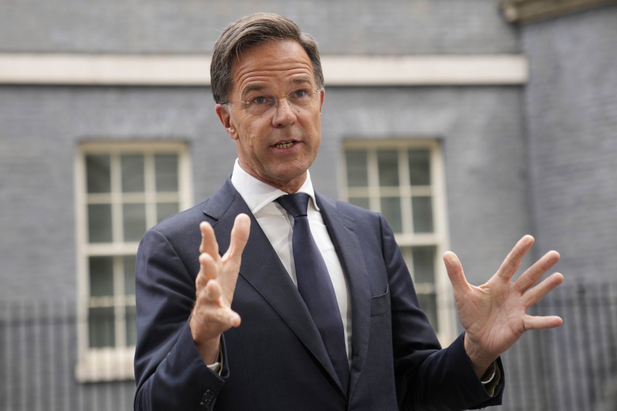 El secretario general de la OTAN, Mark Rutte