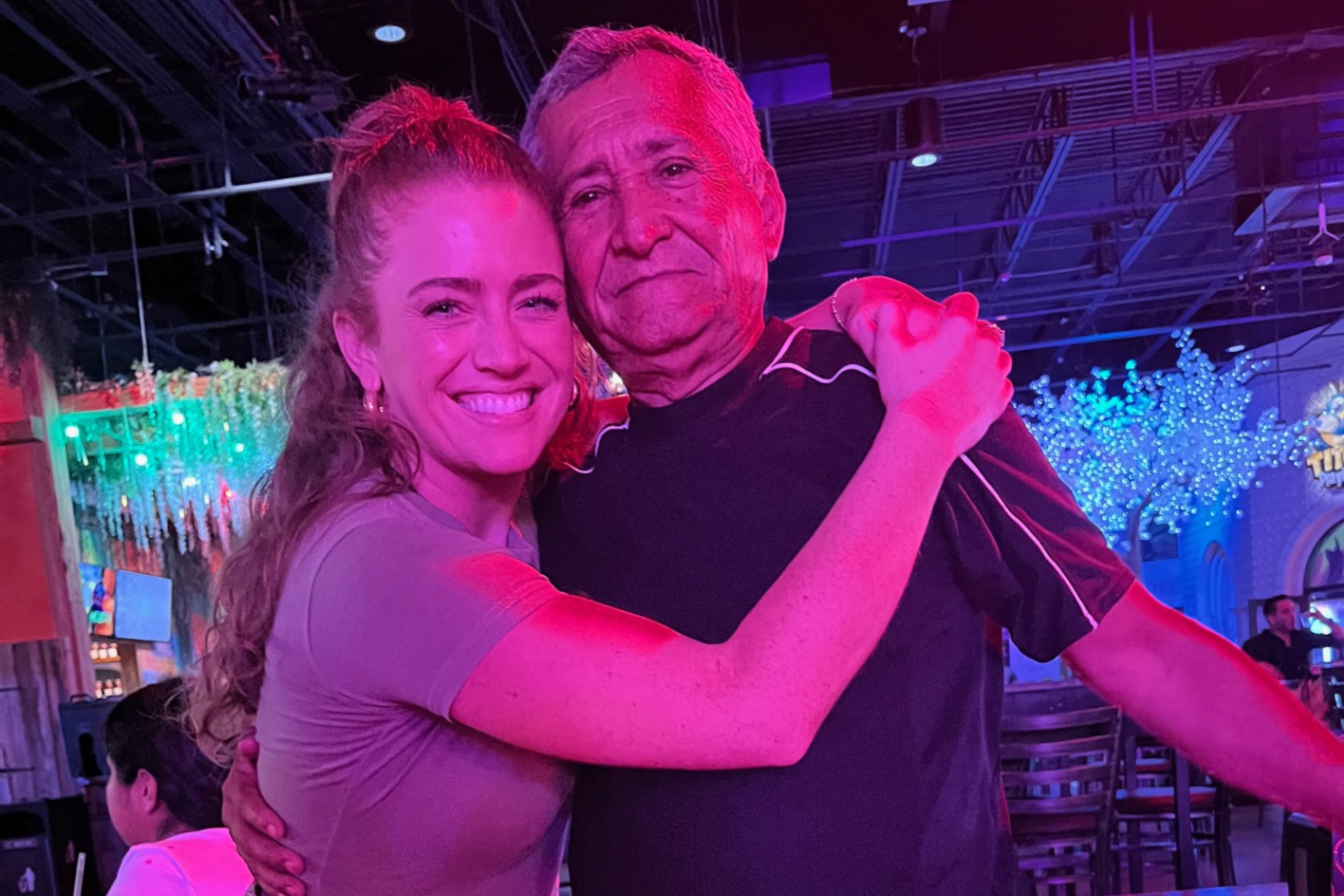 Unexpected Salsa Sparks: Woman Teams Up with a Dance Partner Triple Her Age