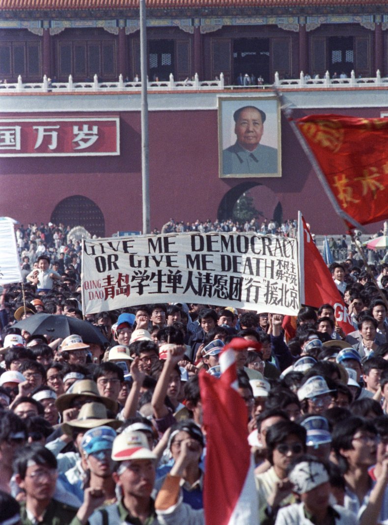 Tiananmen Square May 14, 1989