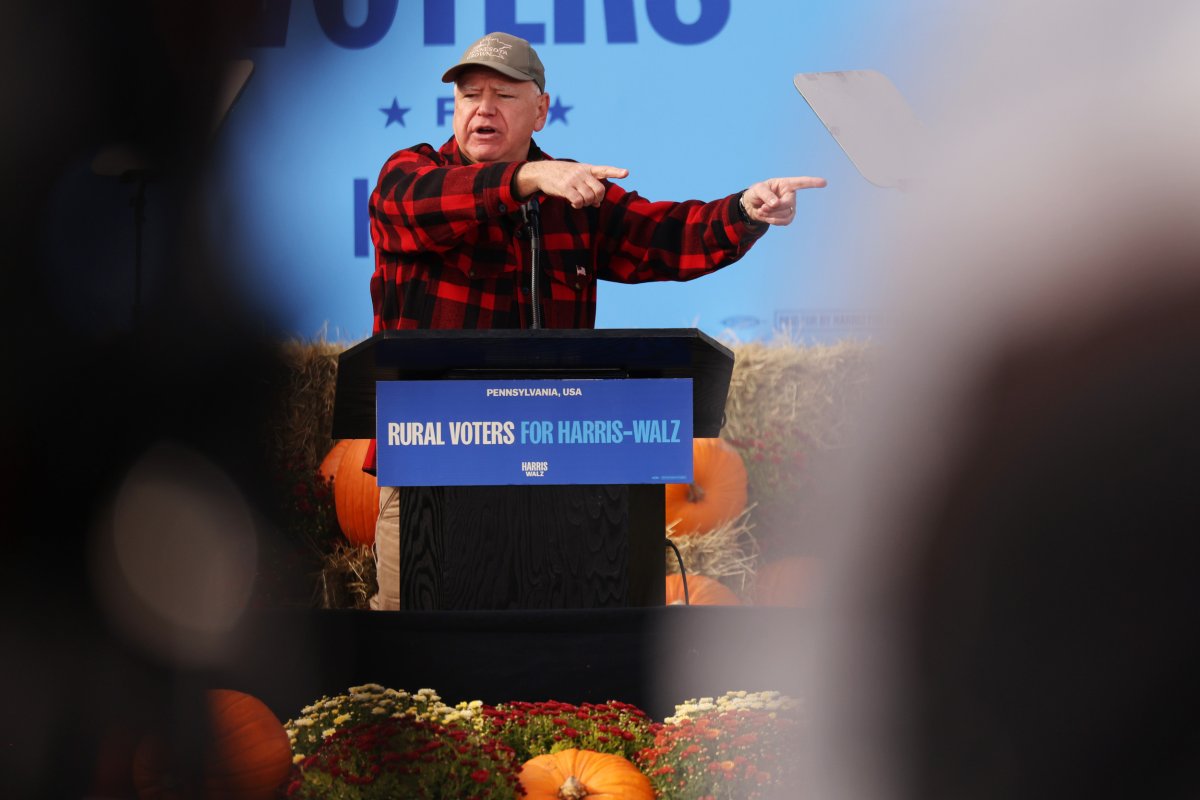 Tim Walz in Pennsylvania