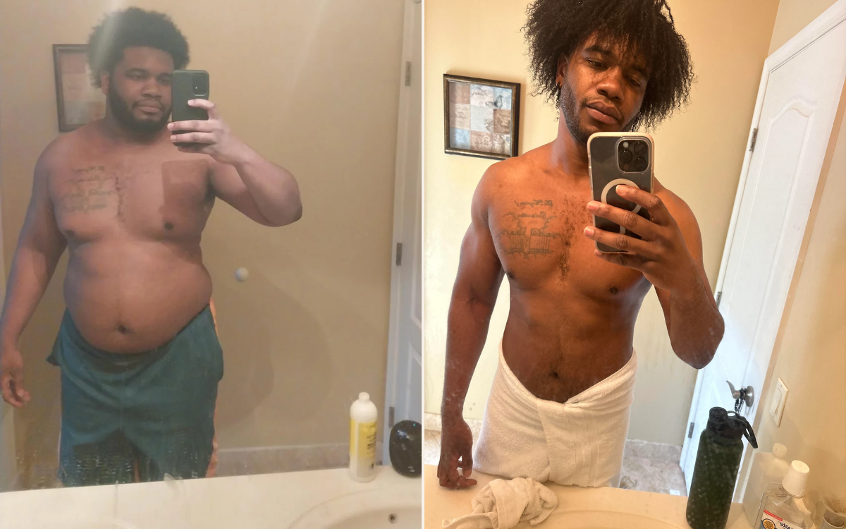 Man Loses 100 lbs Swapping 'Drinking Every Night' For 20,000 Steps A Day