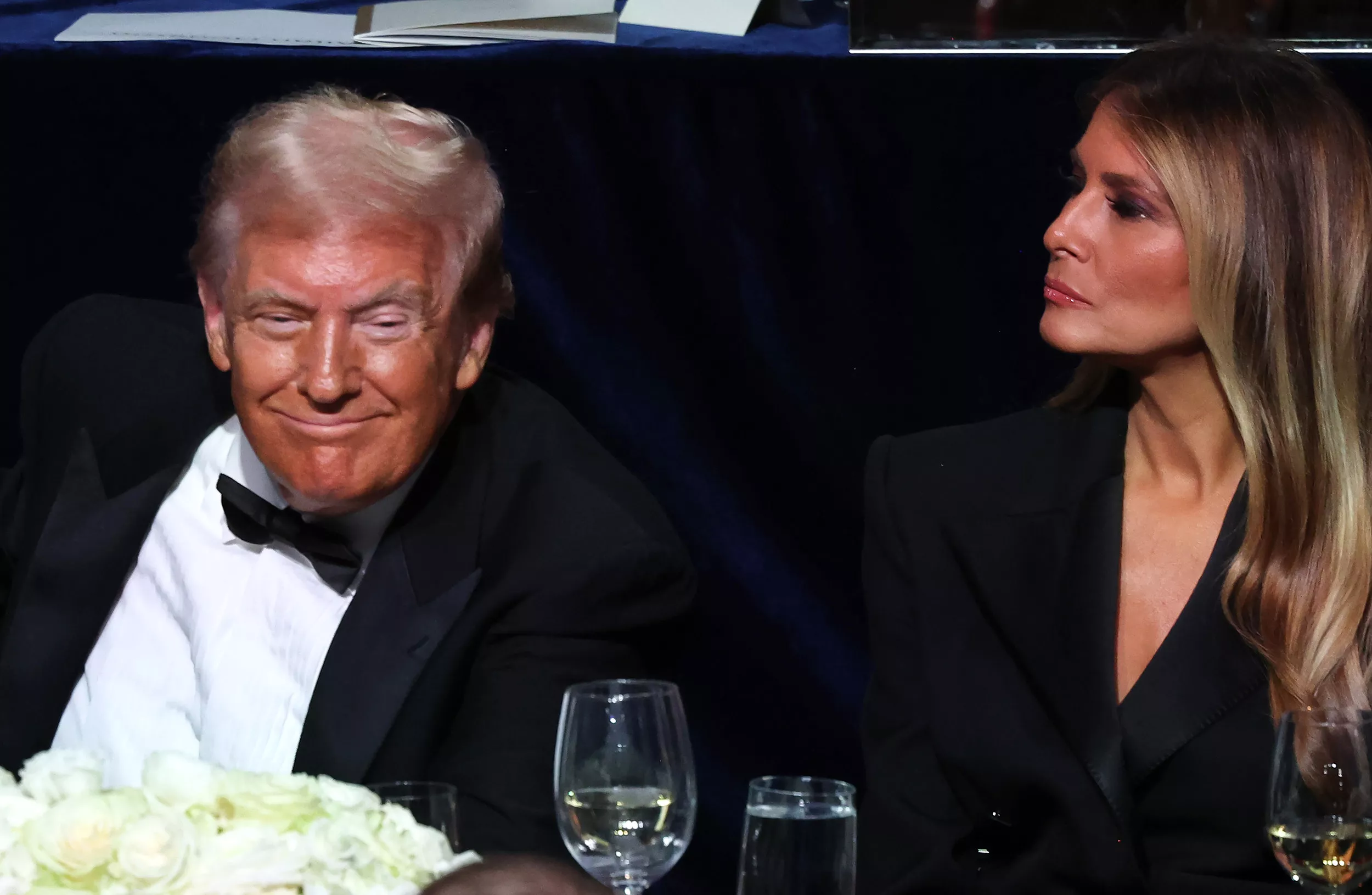 Jim Gaffigan jokes about "Access Hollywood" Trump tape in front of Melania