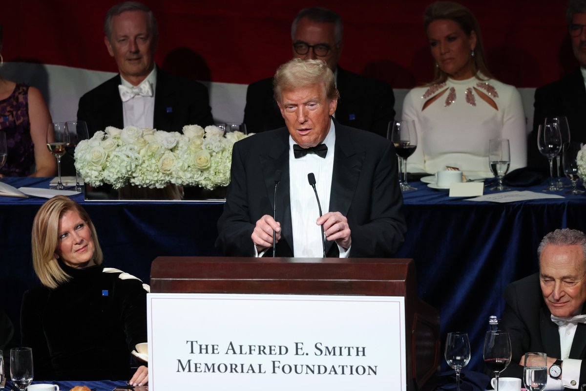 Trump at 2024 Al Smith Dinner