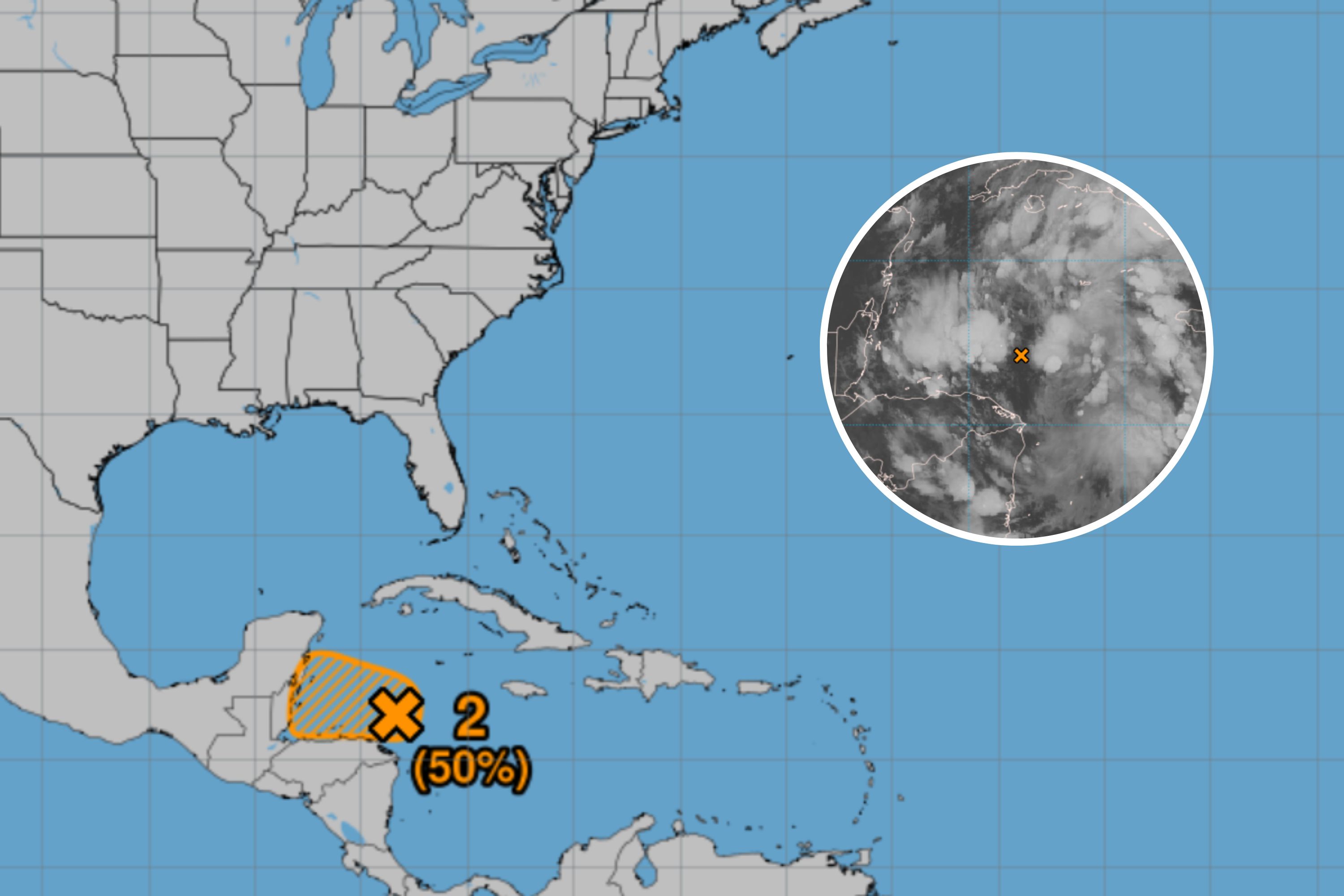 Nadine: The Hurricane Center expects a 50 percent chance of cyclone formation by Sunday