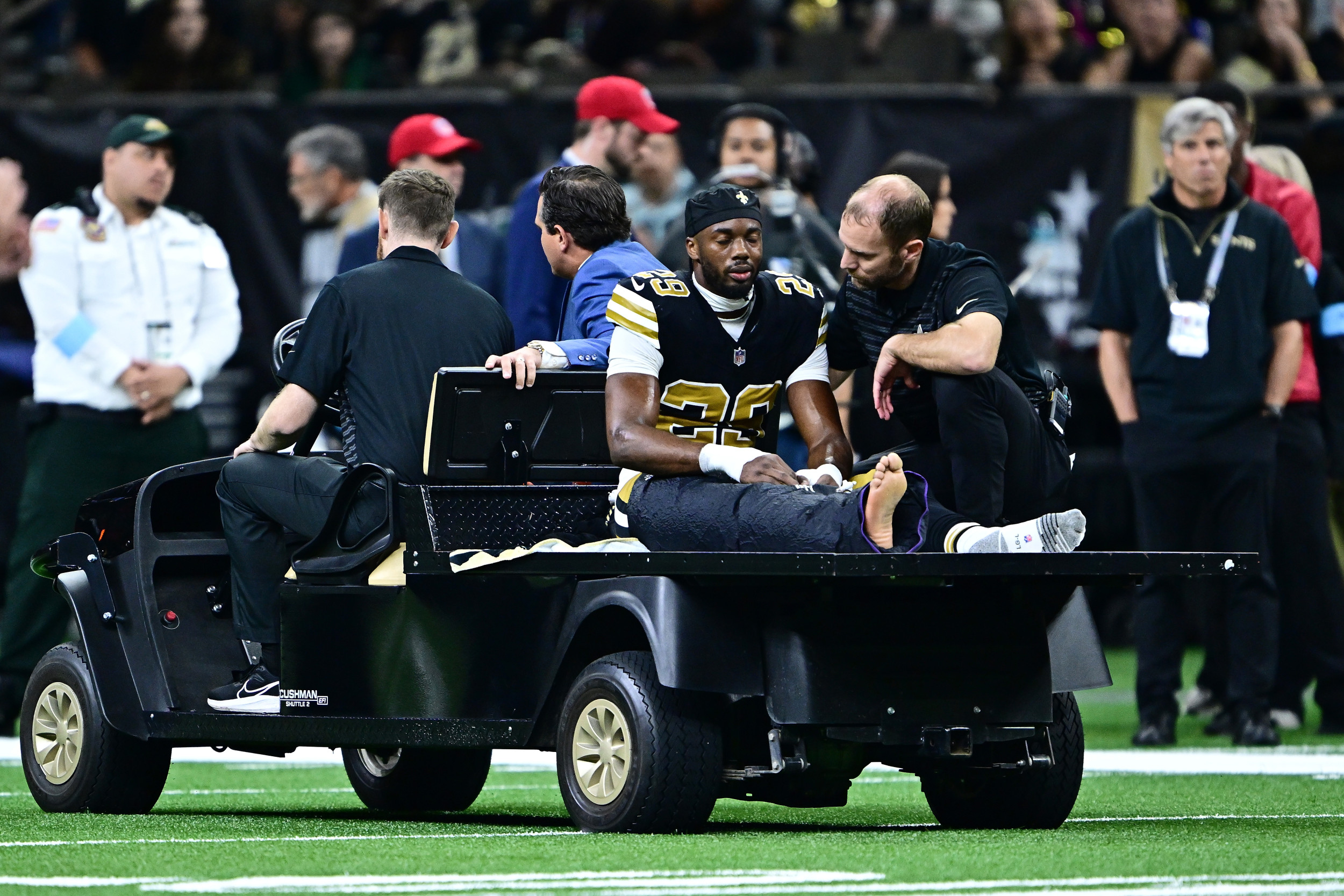 Saints Defender Who Was Carted Off Field Underwent SeasonEnding