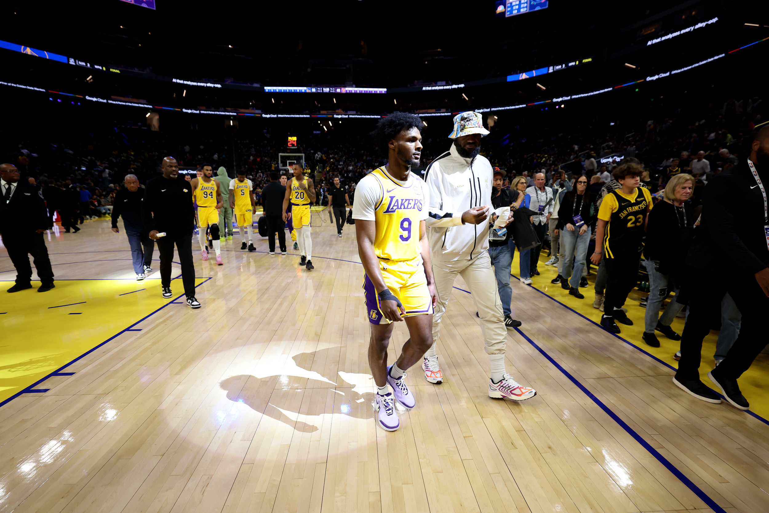 LeBron and Bronny James Make NBA History