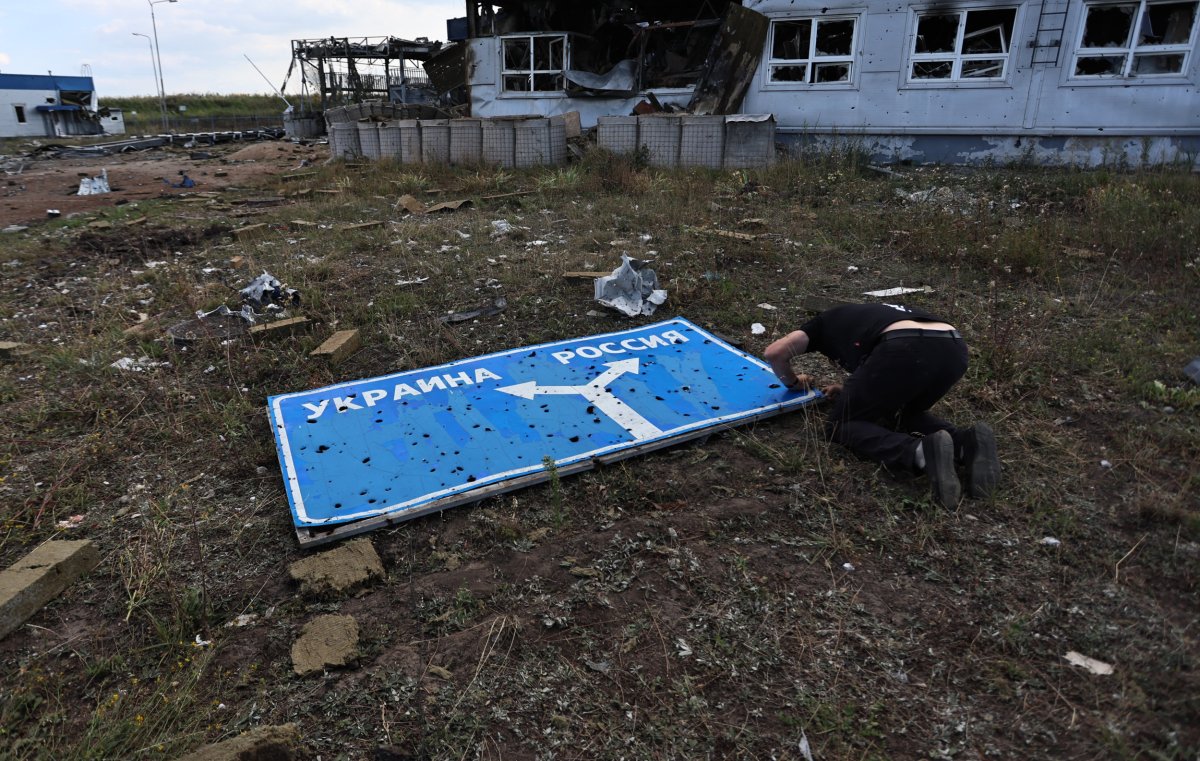 Road sign Kursk