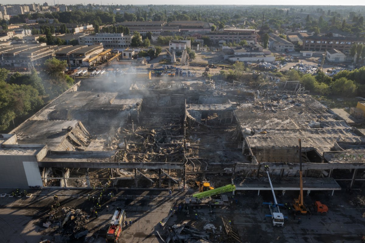 Kremenchuk, Ukraine mall attack 2022