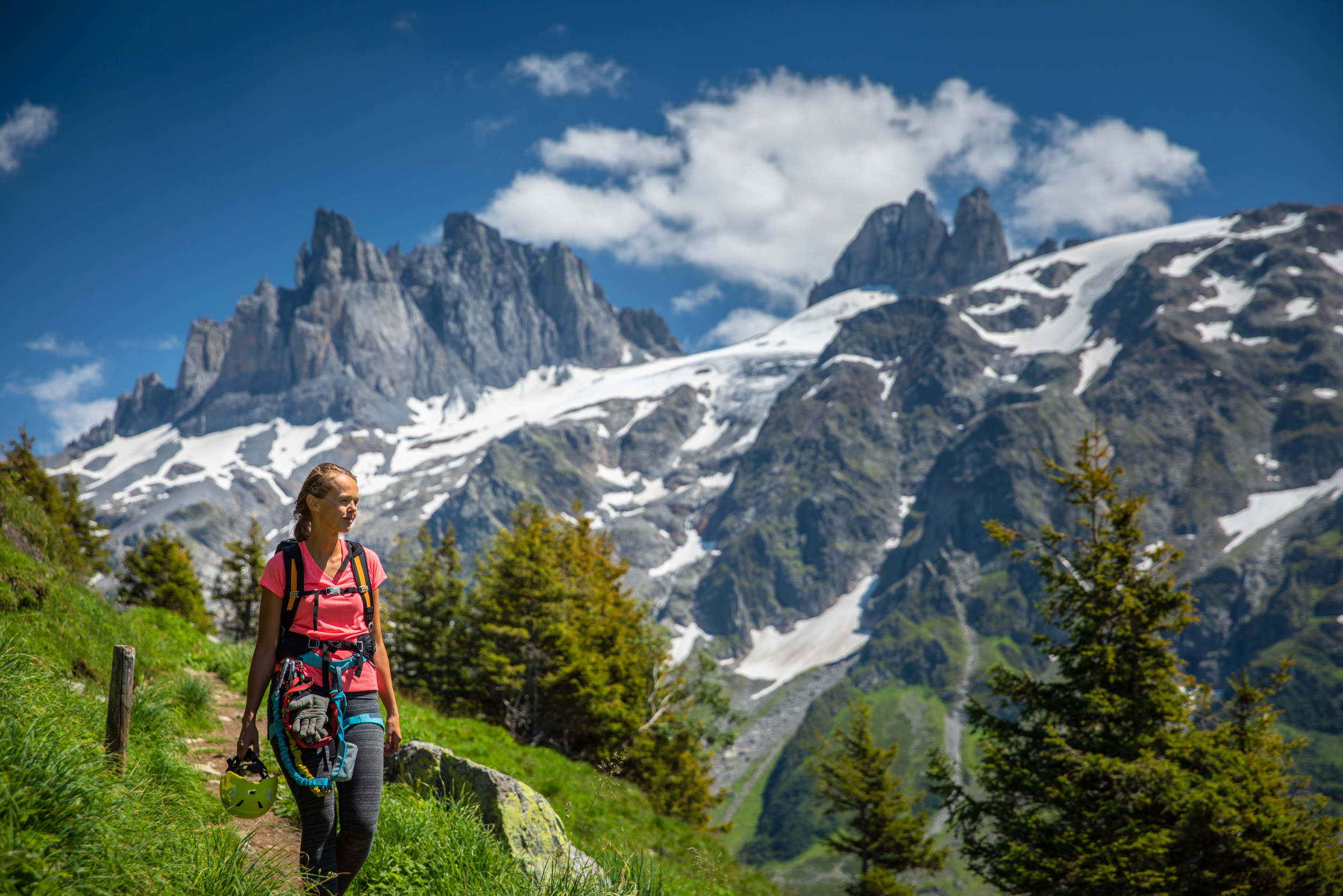 Early Morning Hikers Thank Cat for Guiding Them to the Mountain Peak