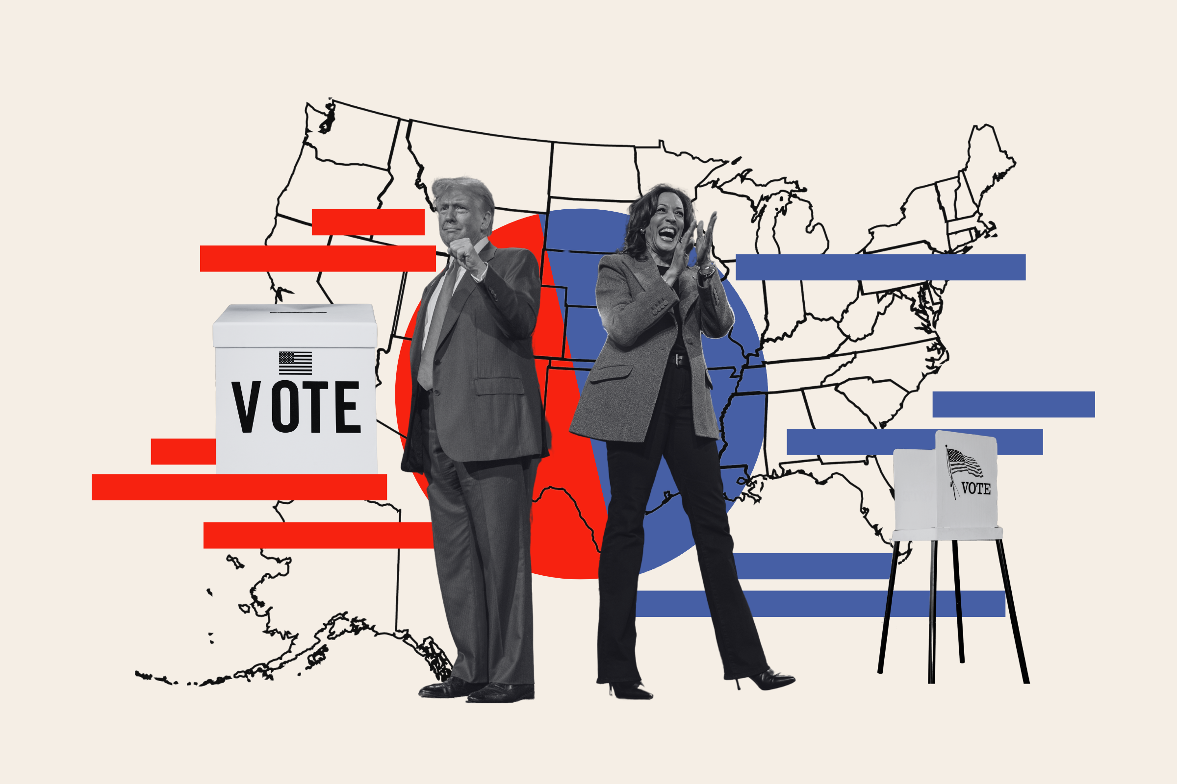 What the polls of Kamala Harris and Donald Trump look like two weeks before the election