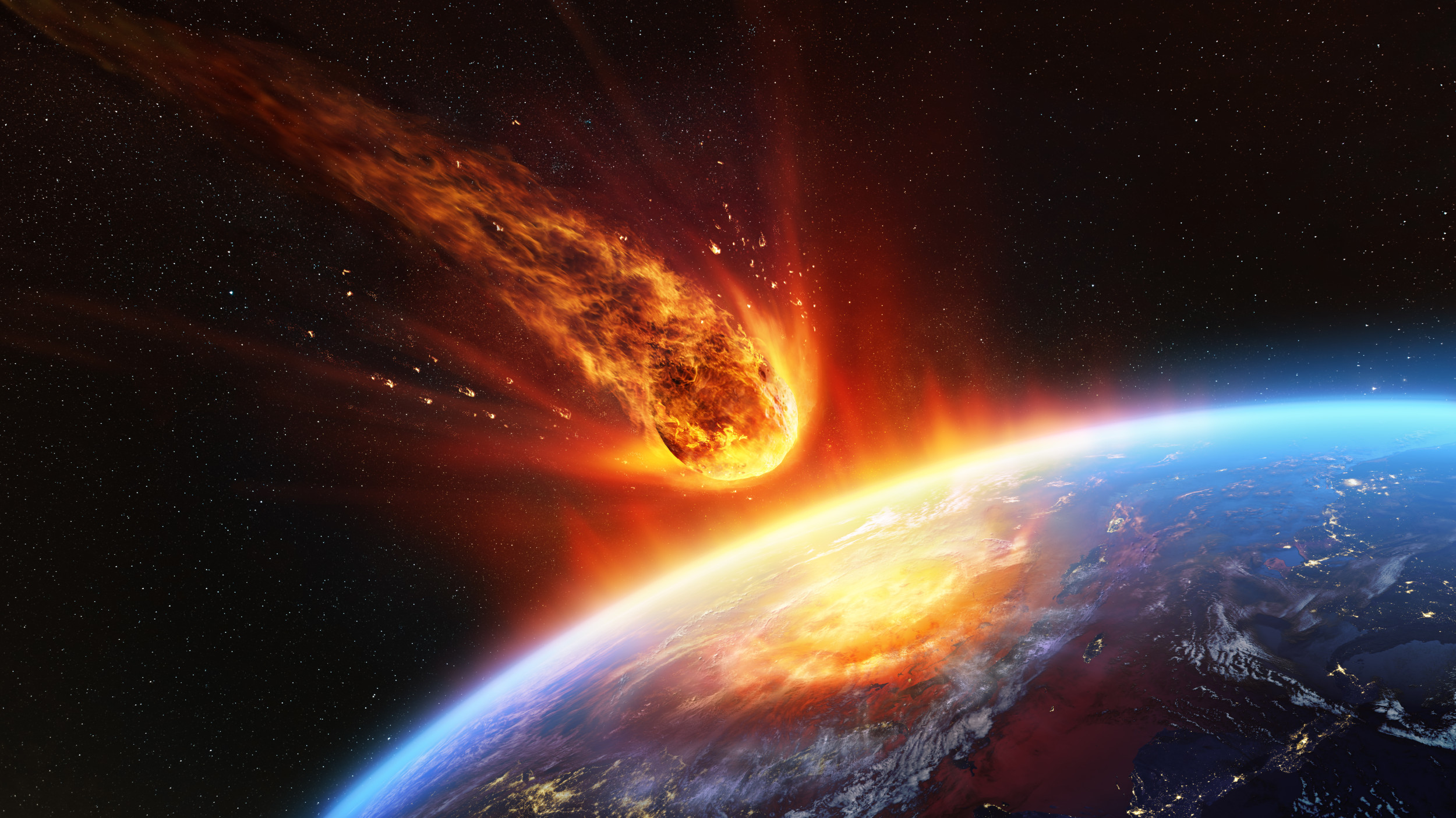 Early Earth Meteorite Impact Spurs Life's Flourish