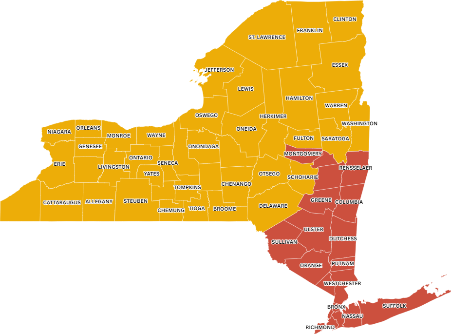 New York Map Shows Areas Most at Risk for Wildfires As Warnings Issued