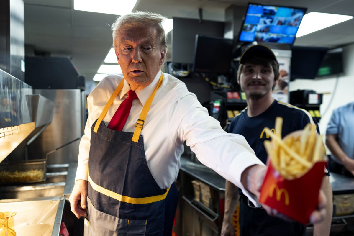 Did McDonald's Stock Drop After Trump Served Fries? What Charts Show - Newsweek