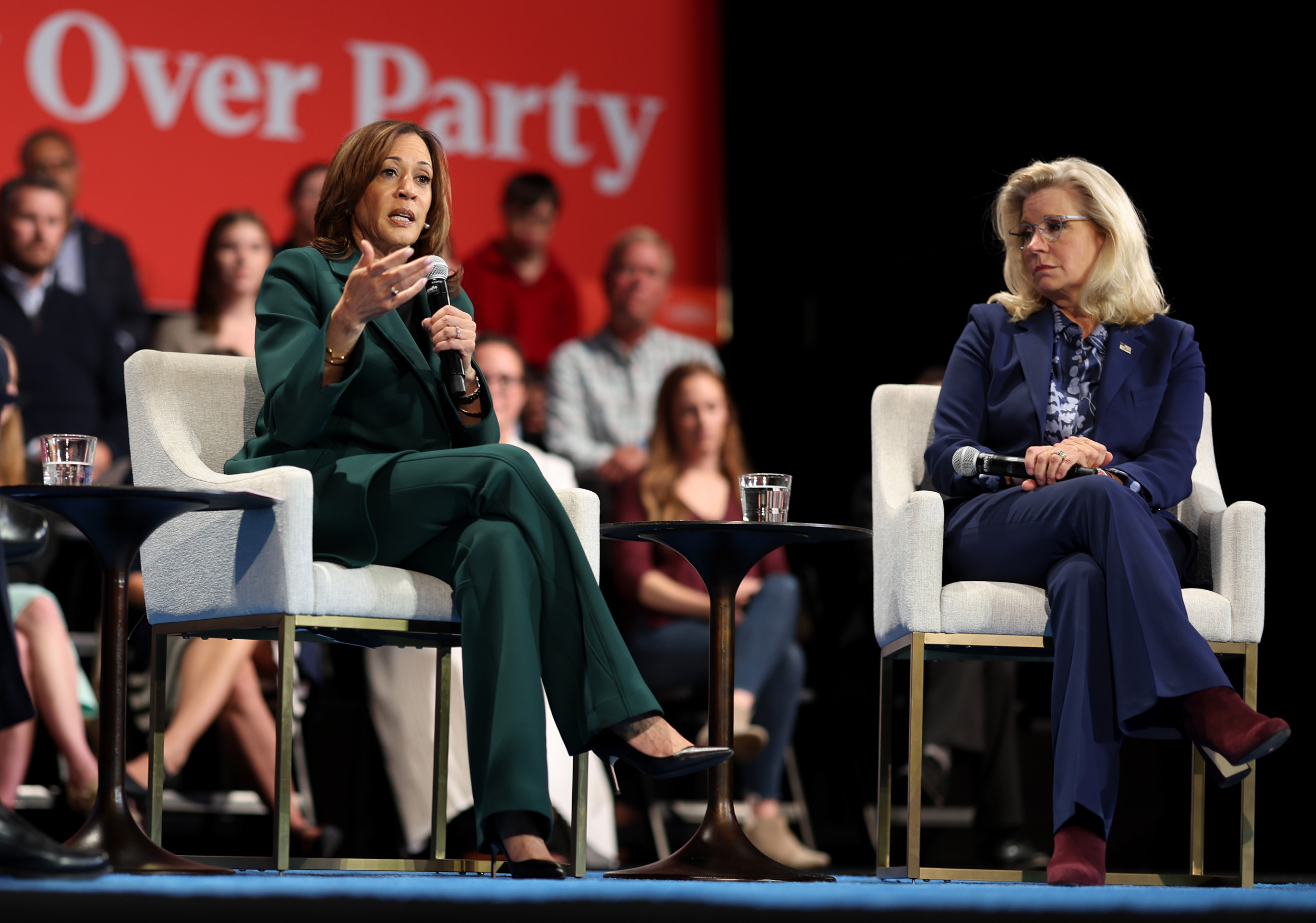 Liz Cheney Urges Anti-Abortion Conservatives to Back Kamala Harris