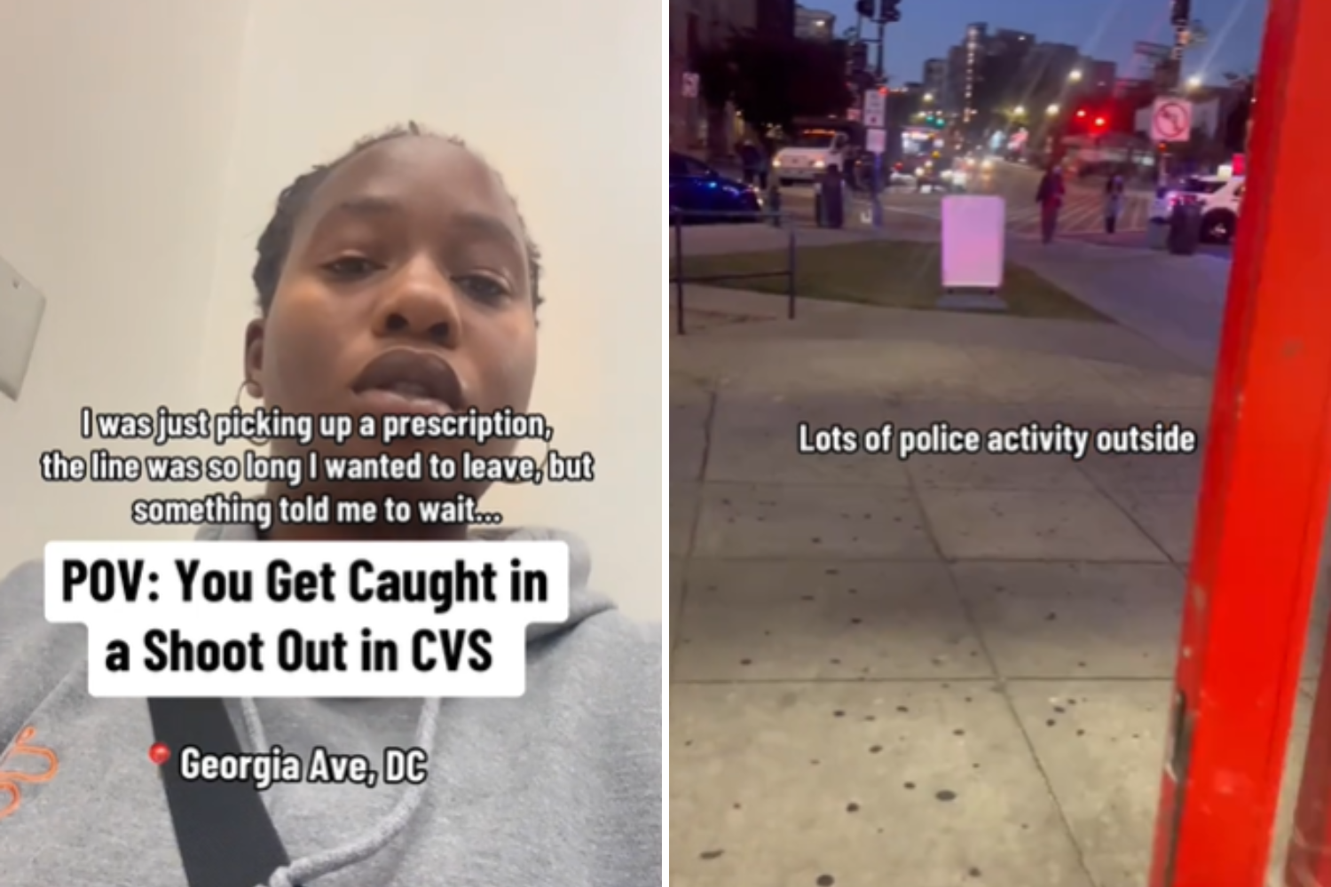 Woman Films As She Hides Inside CVS During Shoot-Out—'Screaming and Crying'