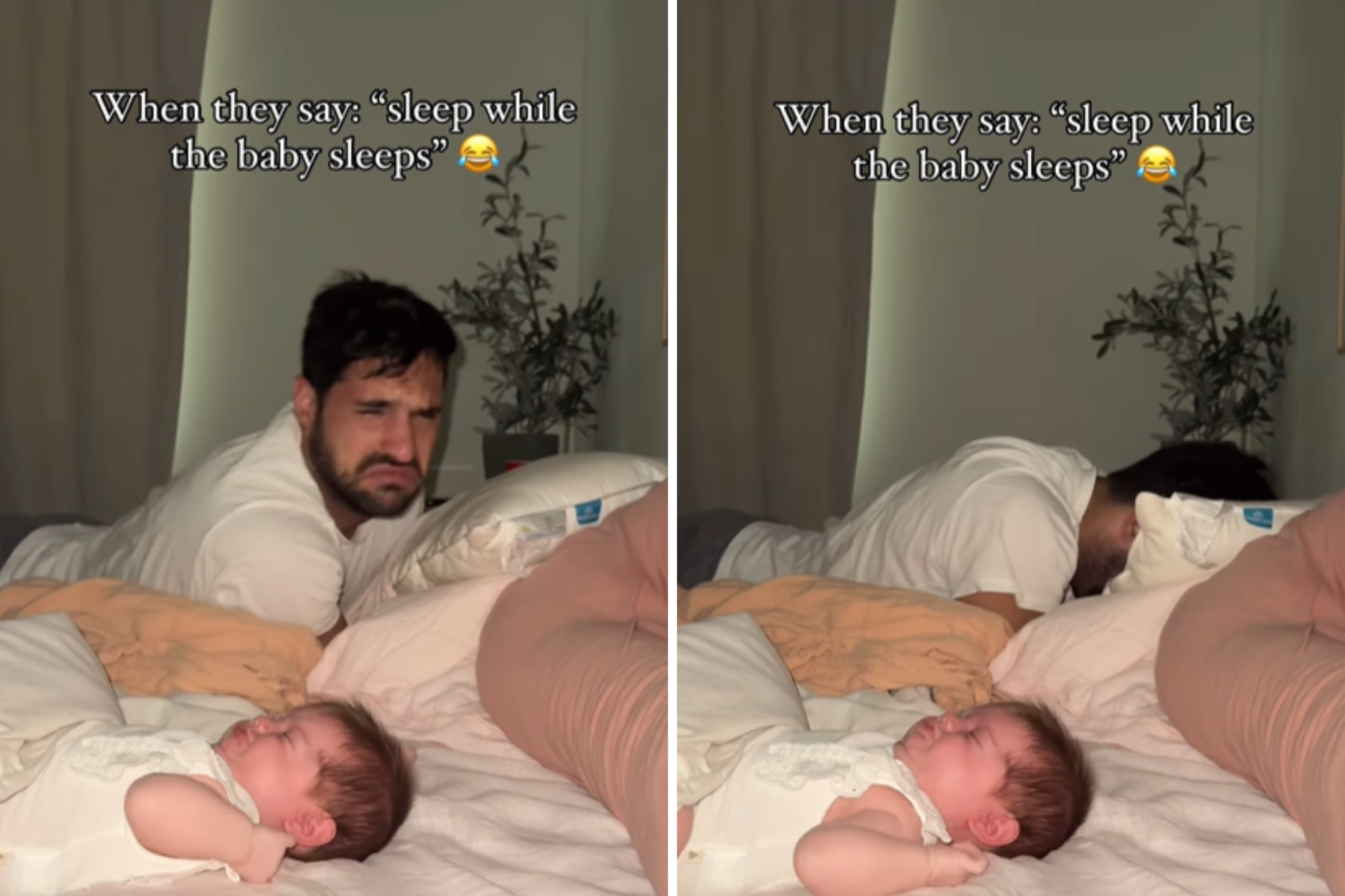 Hysterics as Dad Proves Why It's Impossible to 'Sleep When the Baby Sleeps'