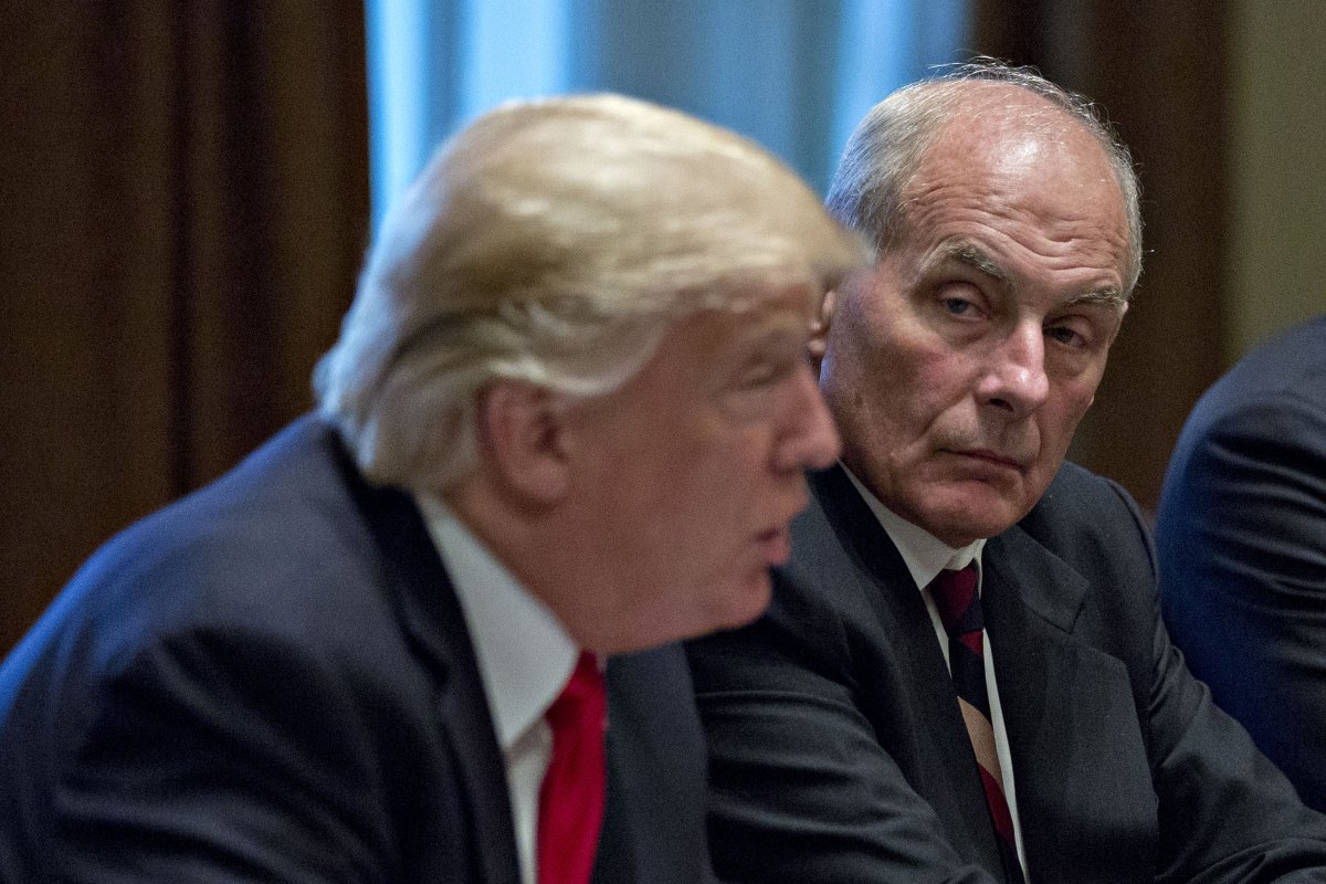 John Kelly Donald Trump's dictator approach 